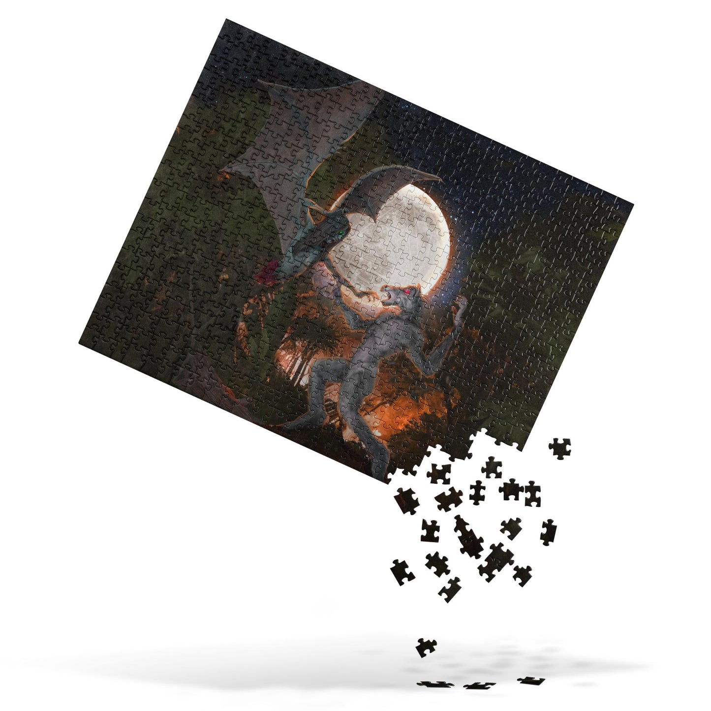Jigsaw puzzle | The Last Rite : Short Bites | Manananggal vs Tikbalang - Spectral Ink Shop - Jigsaw Puzzles -7038325_13432