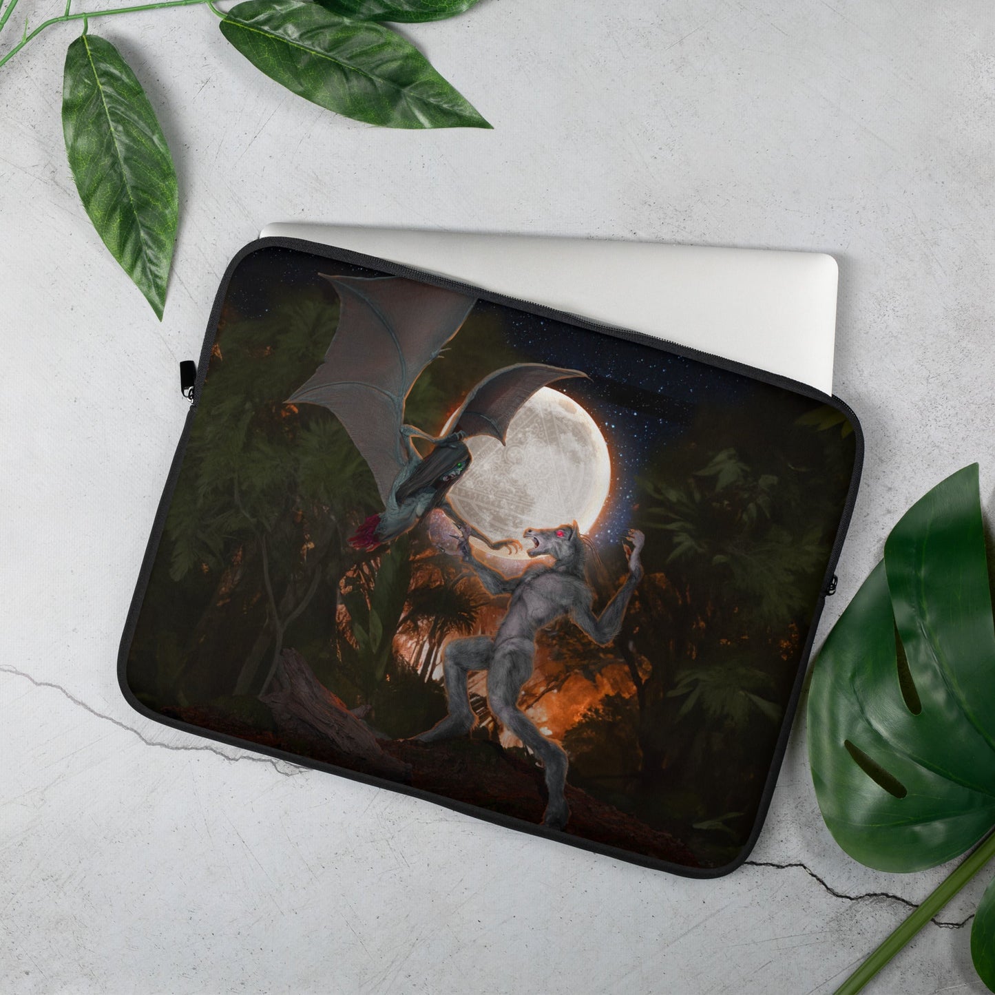 Laptop Sleeve | The Last Rite - Short Bites | Manananggal vs Tikbalang - Spectral Ink Shop - -8848401_10985