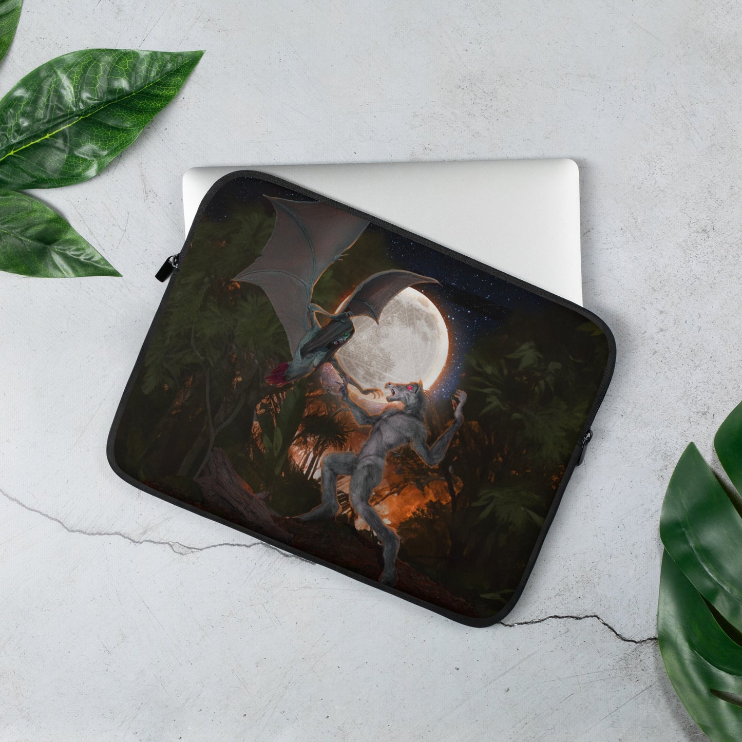 Laptop Sleeve | The Last Rite - Short Bites | Manananggal vs Tikbalang - Spectral Ink Shop - -8848401_10984