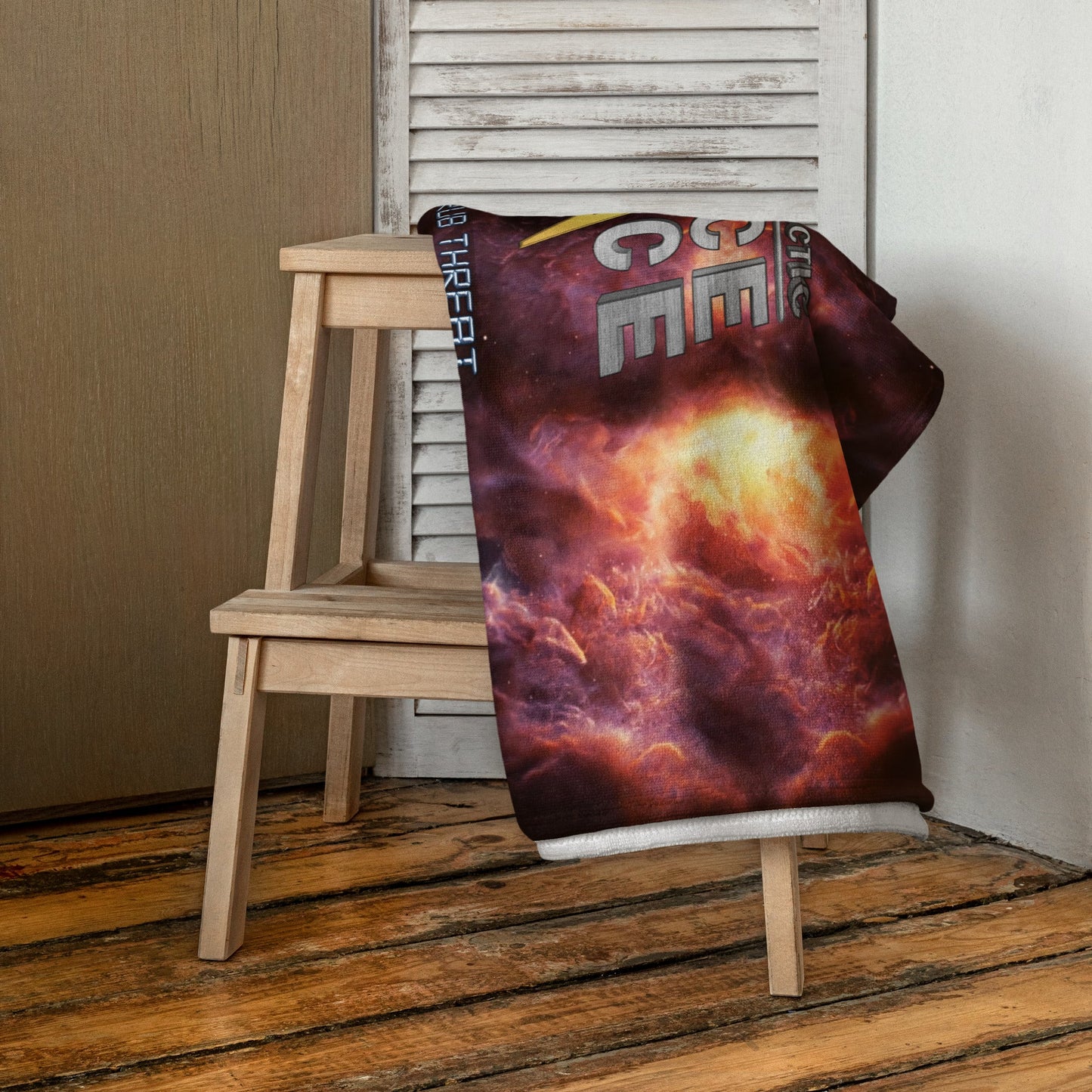 Luxury Beach Towel | Intergalactic Space Force 2 - Spectral Ink Shop - Beach Towels -1125846_8874