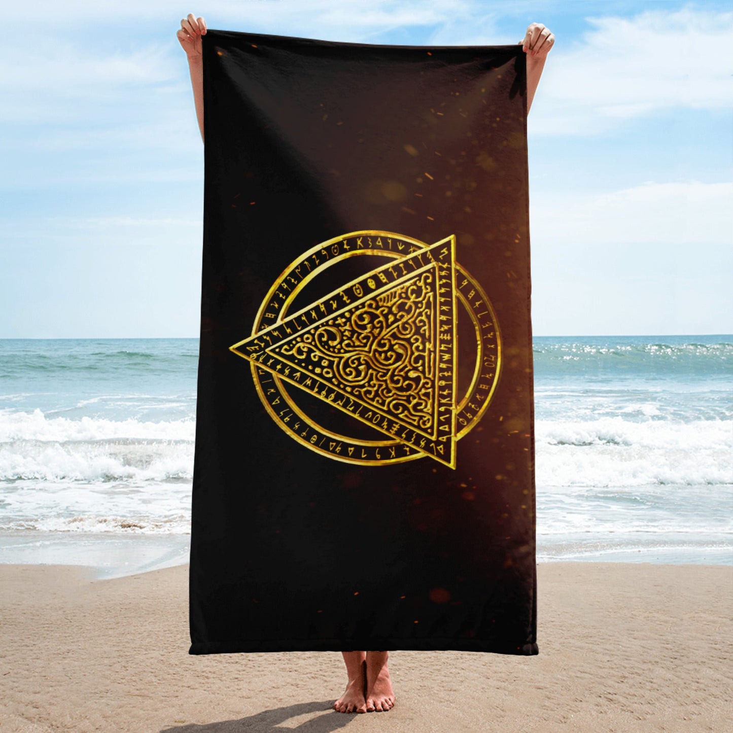 Luxury Beach Towel | The Last Rite - Spectral Ink Shop - Beach Towels -2559321_8874