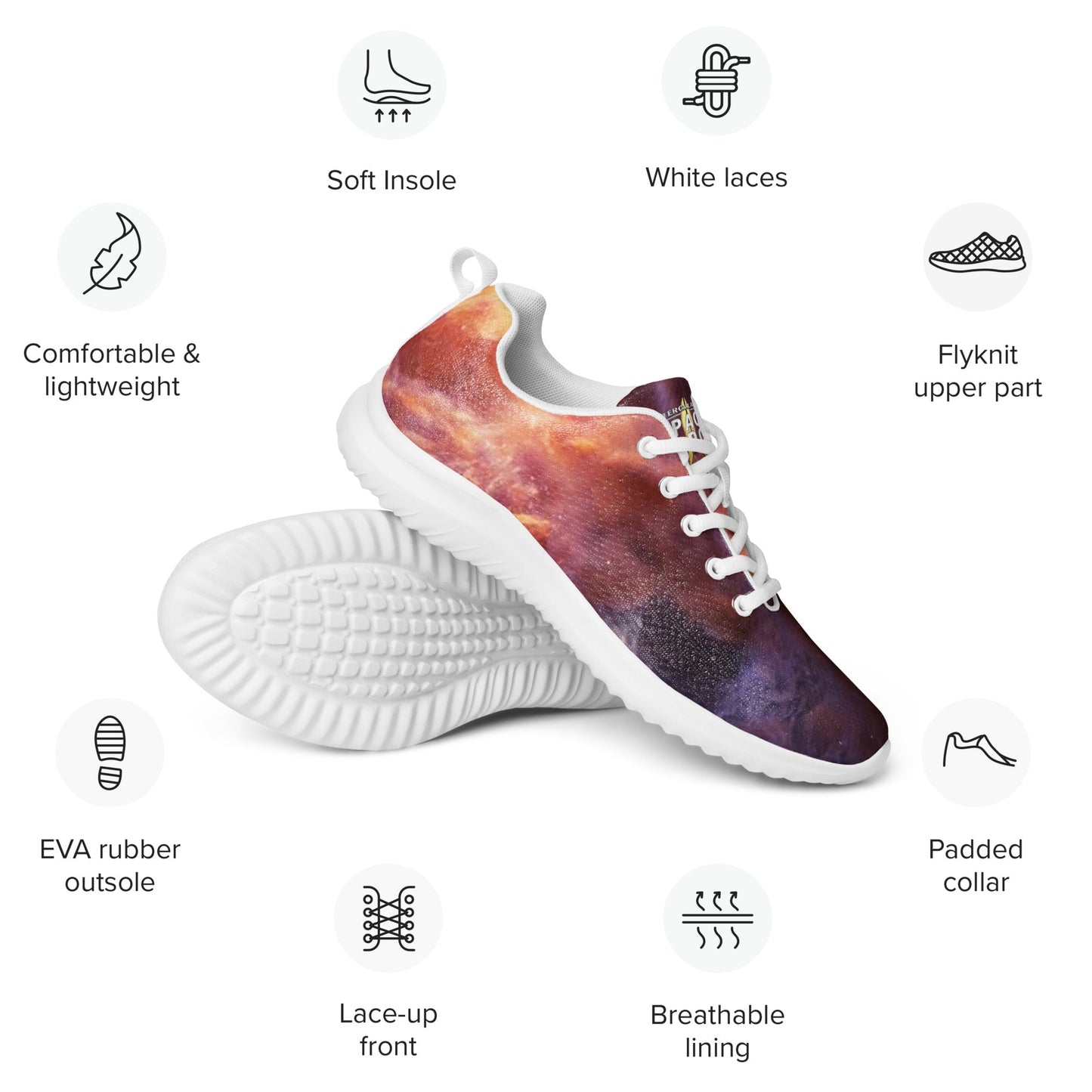 Men’s athletic shoes | Intergalactic Space Force 2 - Spectral Ink Shop - Shoes -6241389_16368