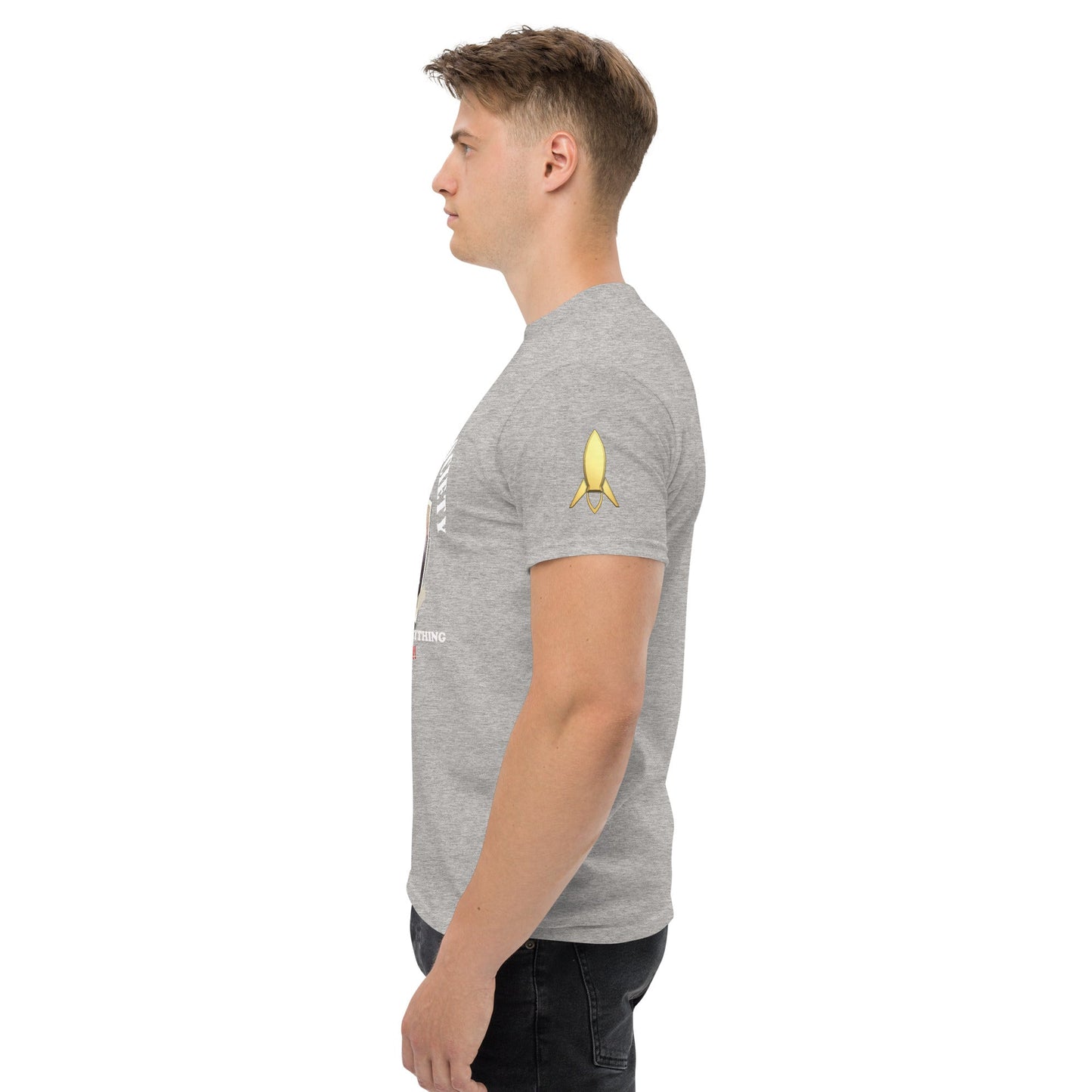 Men's classic tee | Intergalactic Space Force | Flat Eden Society - Spectral Ink Shop - T-Shirt -6332248_11571