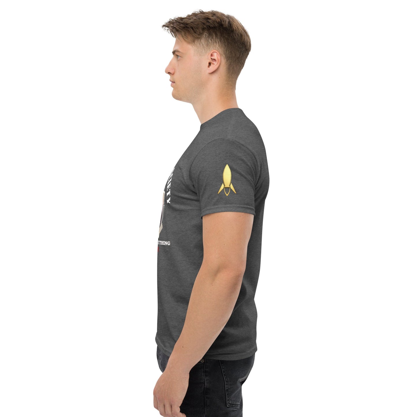 Men's classic tee | Intergalactic Space Force | Flat Eden Society - Spectral Ink Shop - T-Shirt -6332248_15843