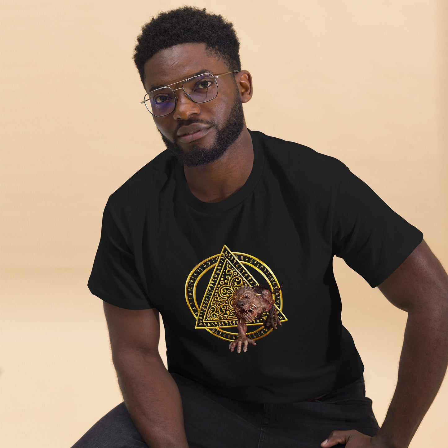 Men's classic tee | The Last Rite | Dog Monster - Spectral Ink Shop - T-Shirt -1677124_11546
