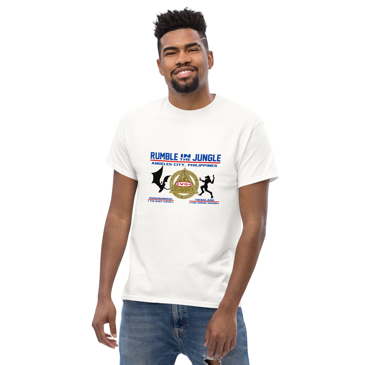 Men's classic tee | The Last Rite : Short Bites | Rumble in the Jungle - Spectral Ink Shop - T-Shirt -1900651_11576