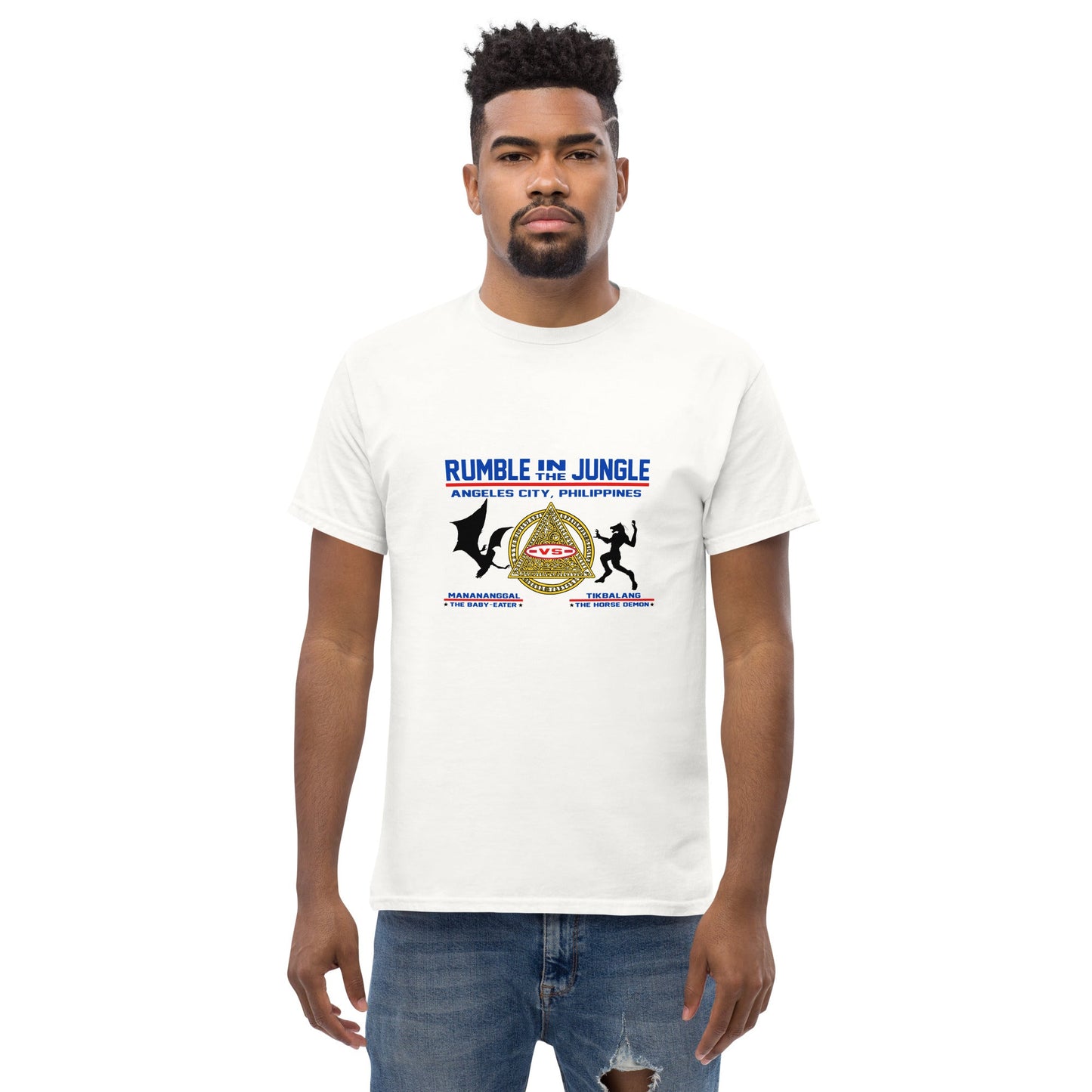 Men's classic tee | The Last Rite : Short Bites | Rumble in the Jungle - Spectral Ink Shop - T-Shirt -1900651_11576