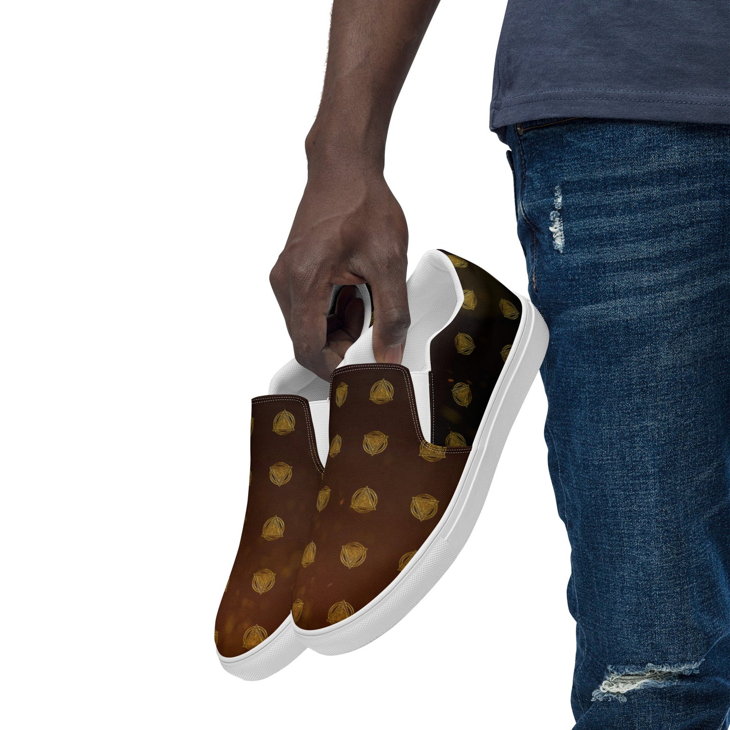 Men’s slip-on canvas shoes | The Last Rite | Logo - Spectral Ink Shop - Shoes -2587894_14736