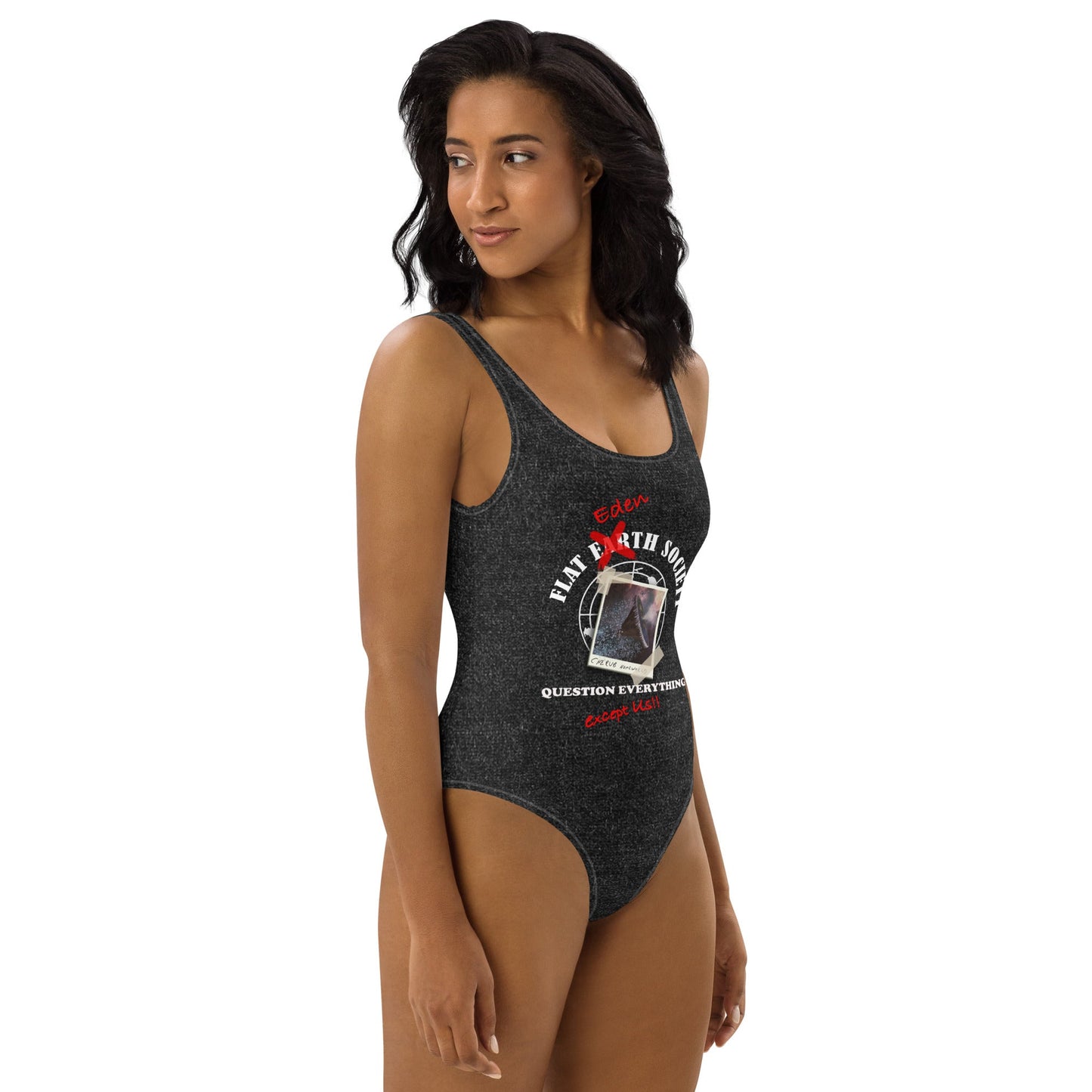 One-Piece Swimsuit | Intergalactic Space Force 2 | Flat Eden Society - Spectral Ink Shop - Swimwear -2102219_9014