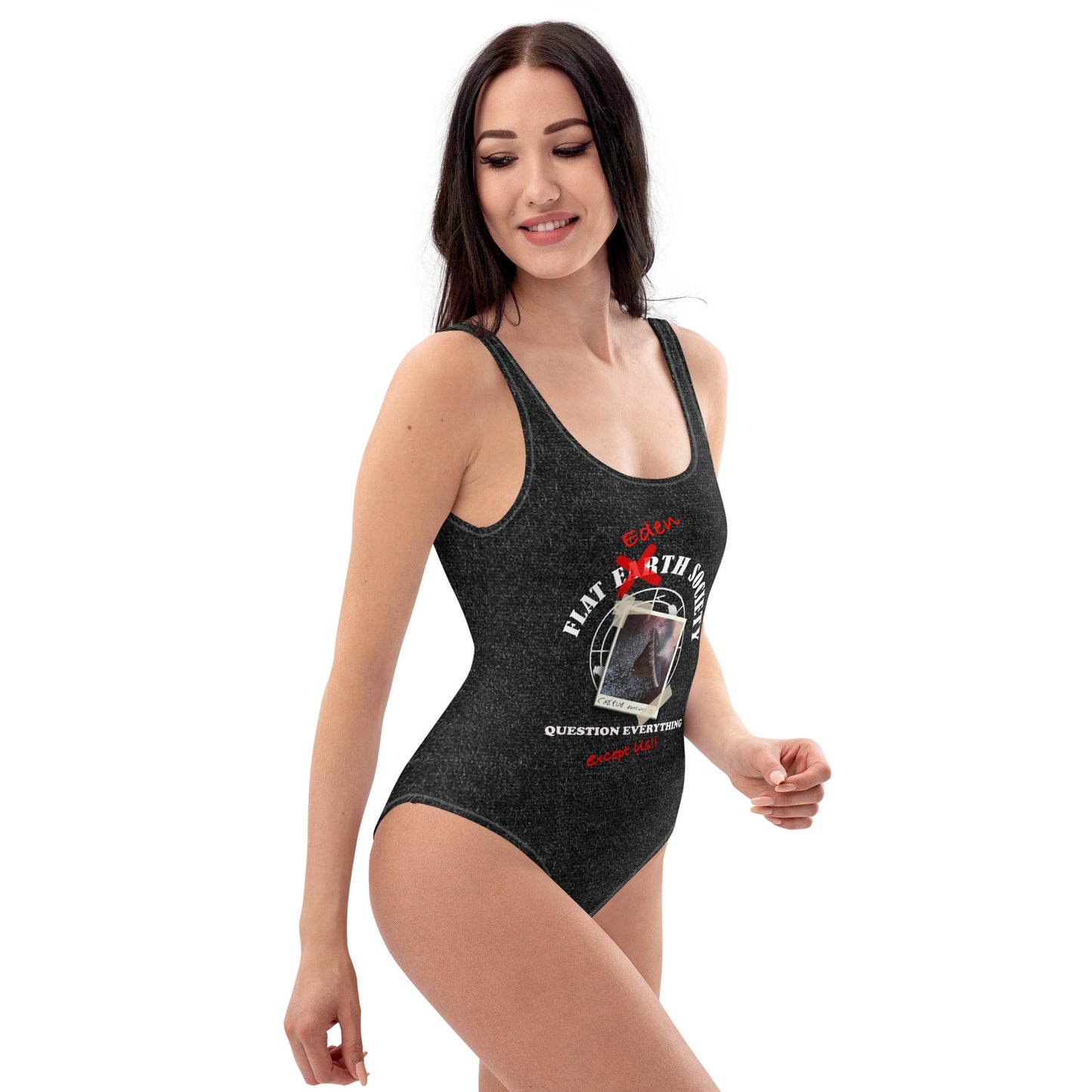 One-Piece Swimsuit | Intergalactic Space Force 2 | Flat Eden Society - Spectral Ink Shop - Swimwear -2102219_9014