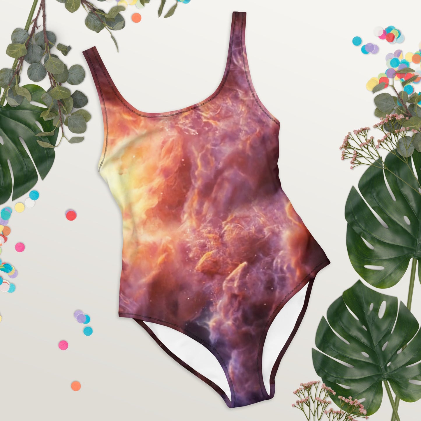 One-Piece Swimsuit | Intergalactic Space Force 2 | Nebula - Spectral Ink Shop - Swimwear -1333660_9014