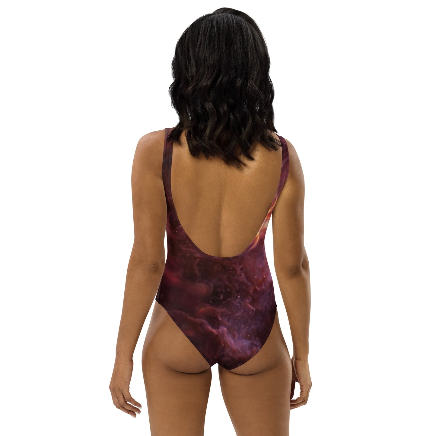 One-Piece Swimsuit | Intergalactic Space Force 2 } Nebula - Spectral Ink Shop - Swimwear -7472308_9014