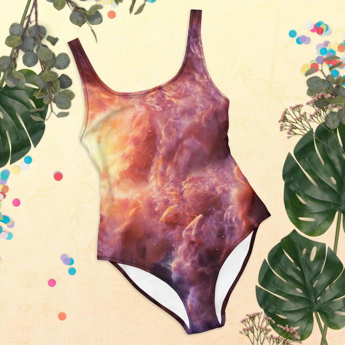 One-Piece Swimsuit | Intergalactic Space Force 2 | Nebula - Spectral Ink Shop - Swimwear -1333660_9014