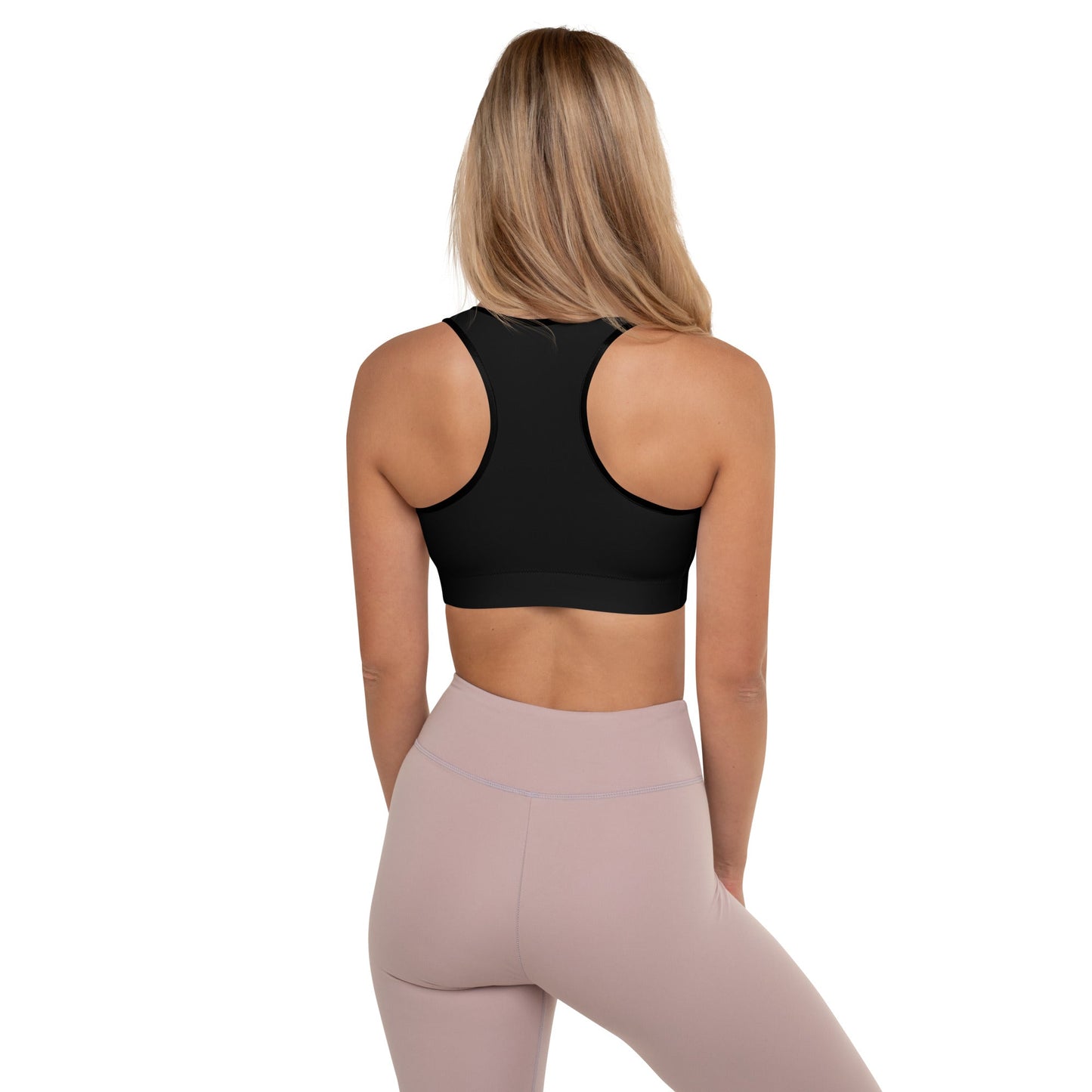 Padded Sports Bra | The Last Rite | Logo - Spectral Ink Shop - Sports Bra -6884686_10862