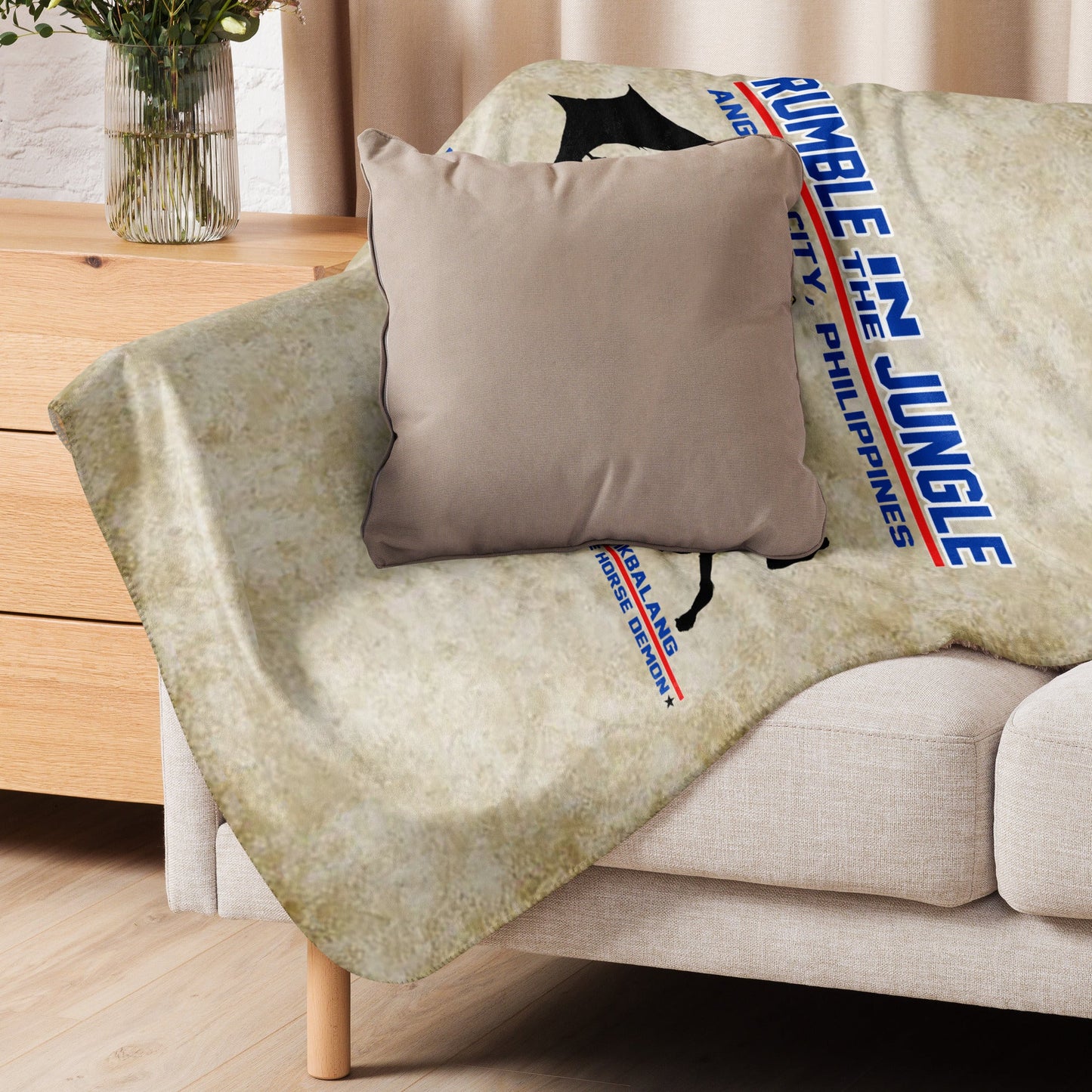 Short Bites | Rumble in the Jungle | Sherpa Blanket - Embrace Horror's Warmth - Spectral Ink Shop - -1026707_17483