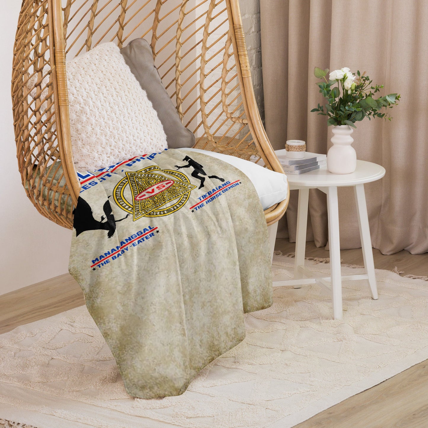 Short Bites | Rumble in the Jungle | Sherpa Blanket - Embrace Horror's Warmth - Spectral Ink Shop - -1026707_17483