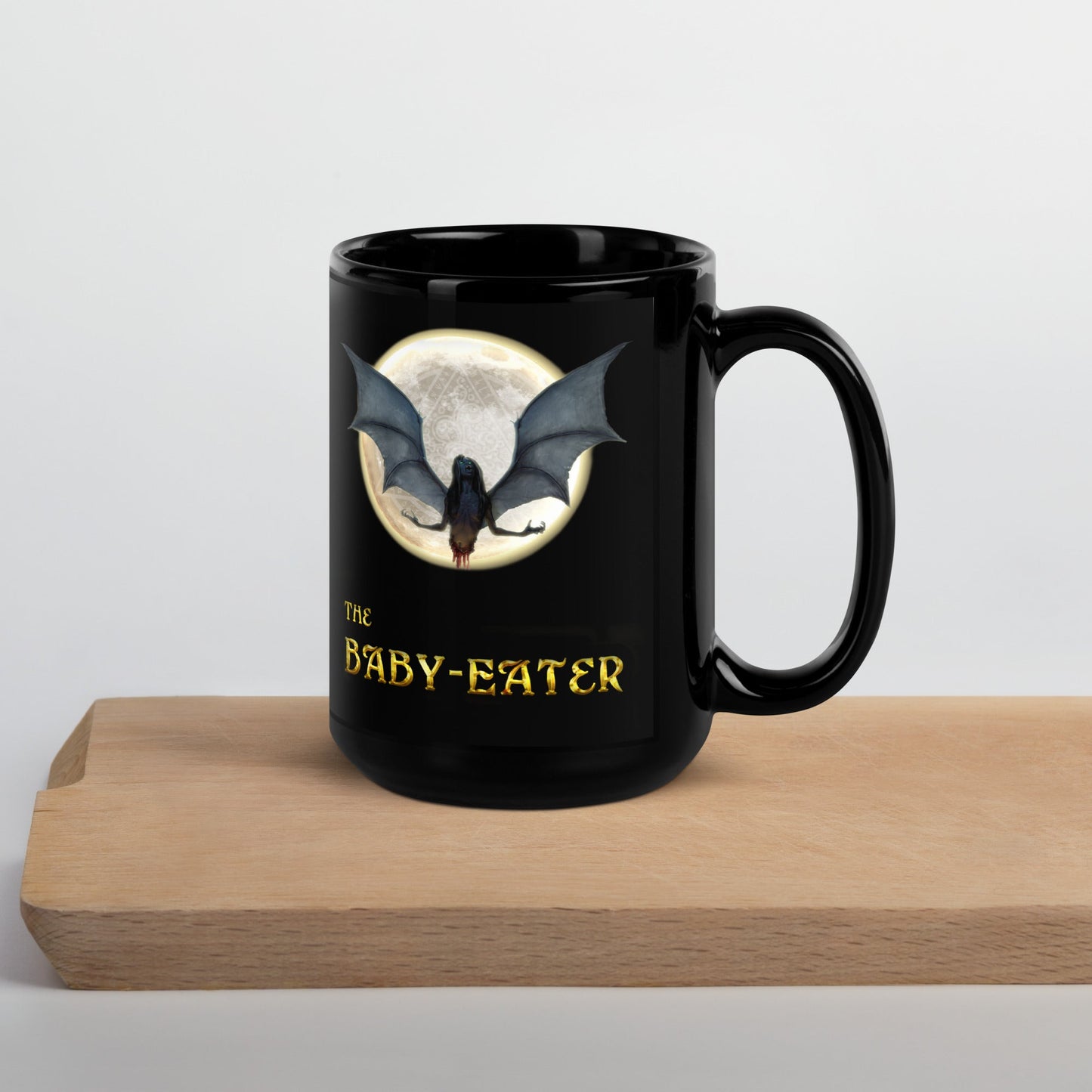 The Baby-Eater Awards Black Glossy Mug - Spectral Ink Shop - Mug -8300674_9323