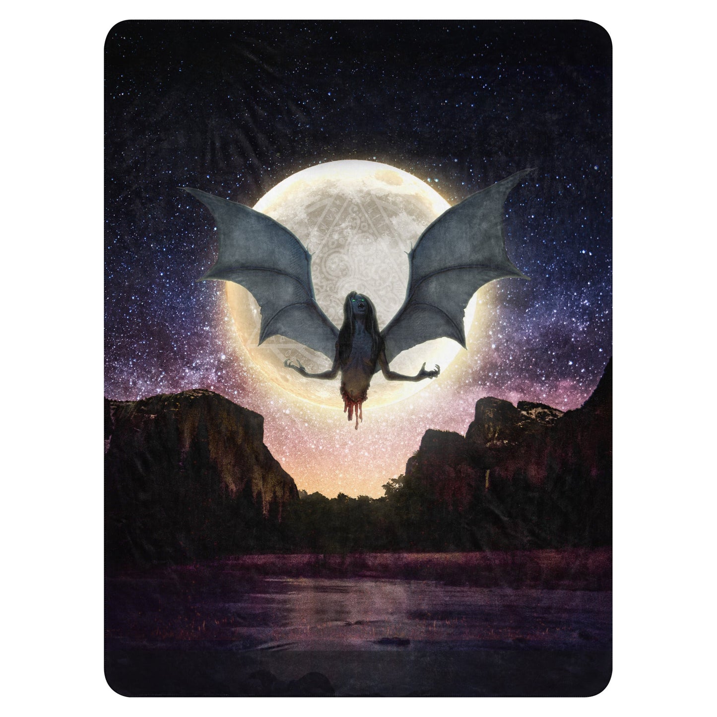 The Baby-Eater | Sherpa Blanket - Embrace Chilling Comfort - Spectral Ink Shop - -9657138_17449