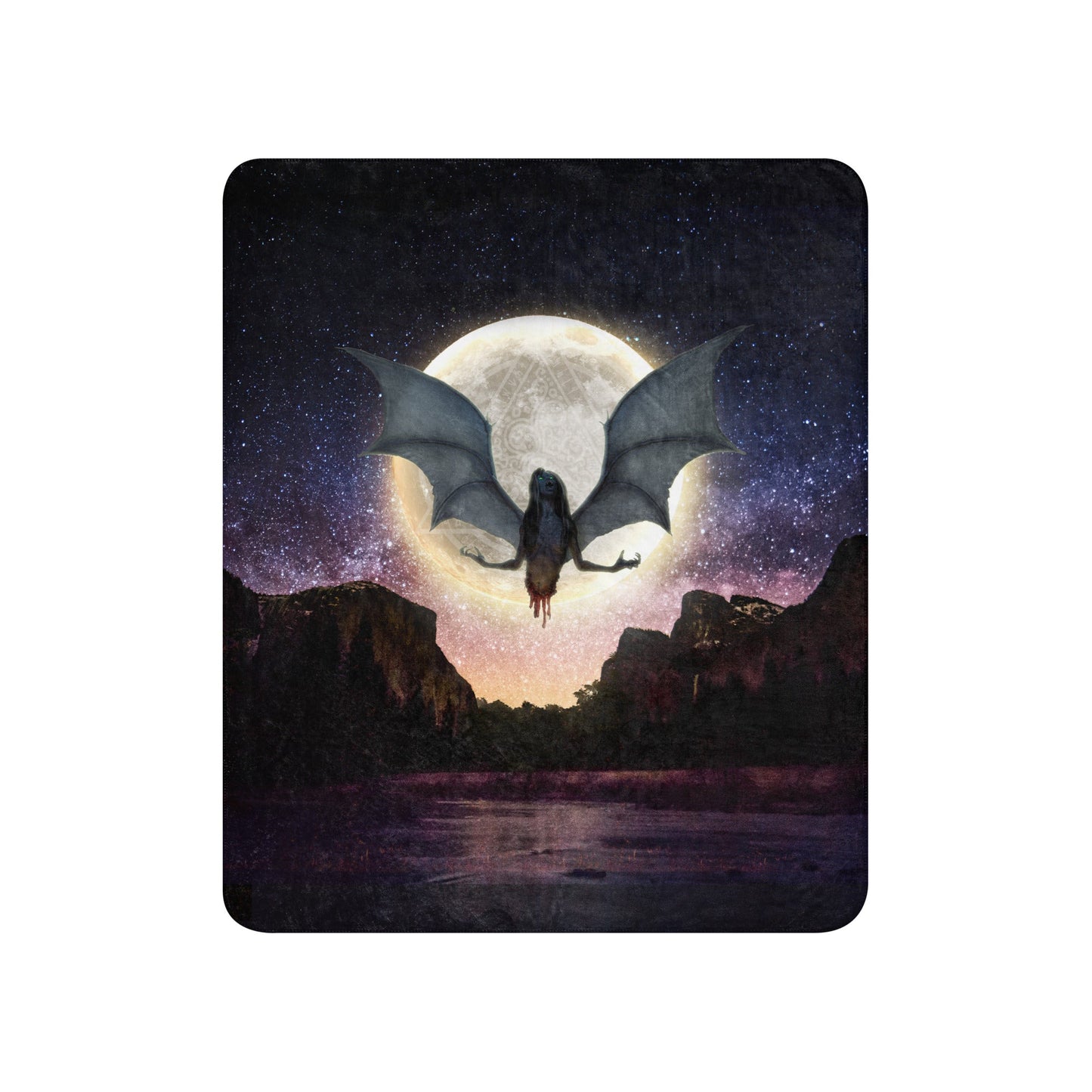 The Baby-Eater | Sherpa Blanket - Embrace Chilling Comfort - Spectral Ink Shop - -9657138_17482