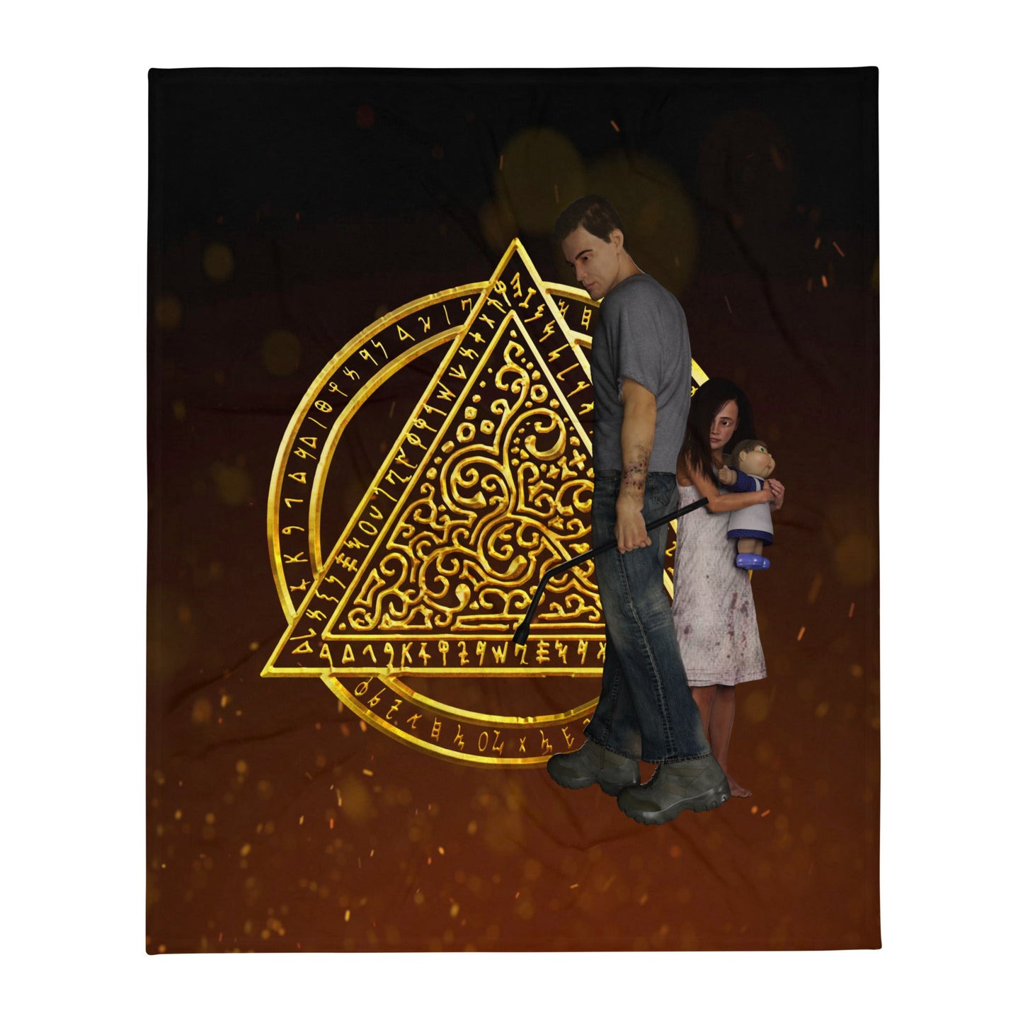 Throw Blanket | The Last Rite | Daniel and Bethany - Spectral Ink Shop - Blanket -9058655_13222