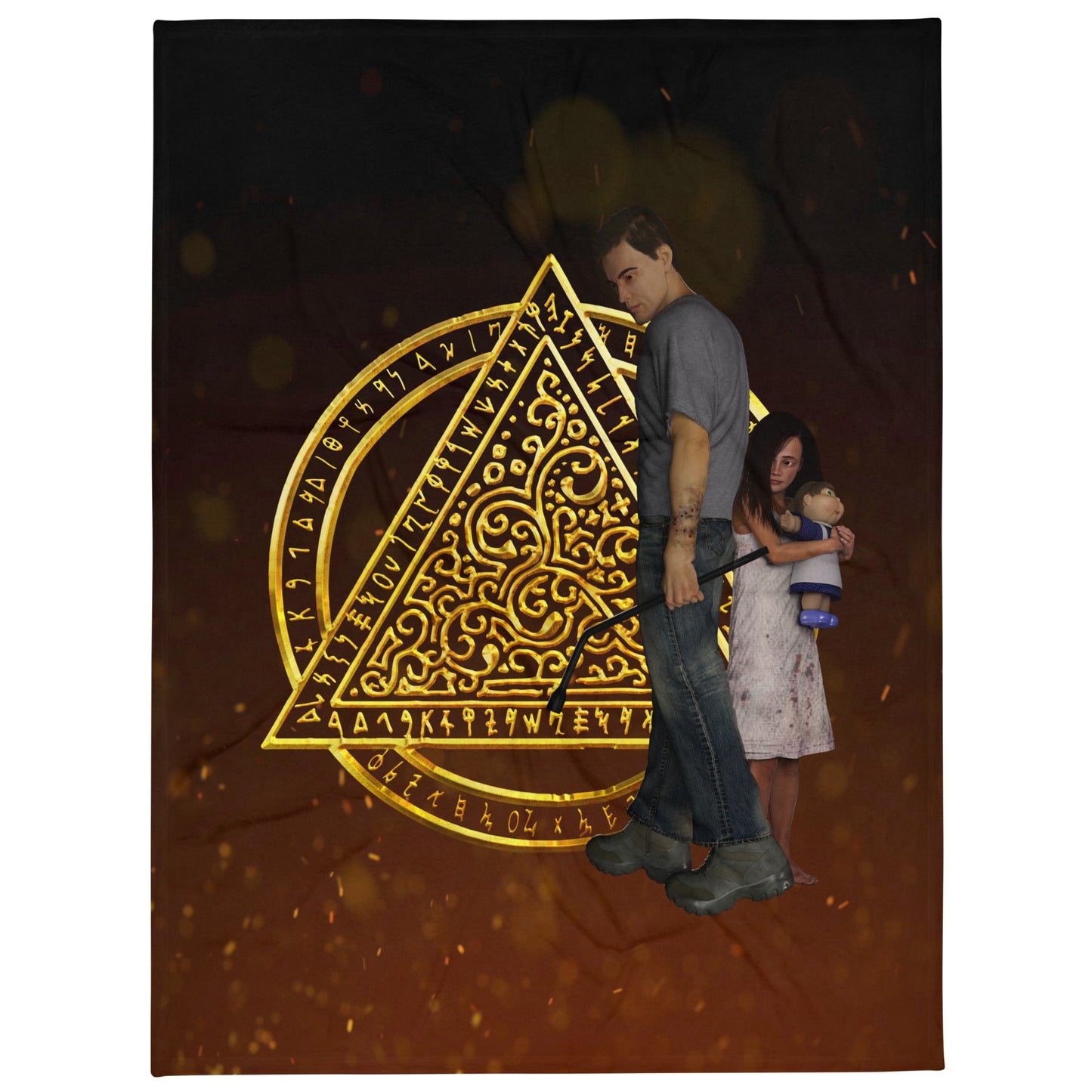 Throw Blanket | The Last Rite | Daniel and Bethany - Spectral Ink Shop - Blanket -9058655_13222