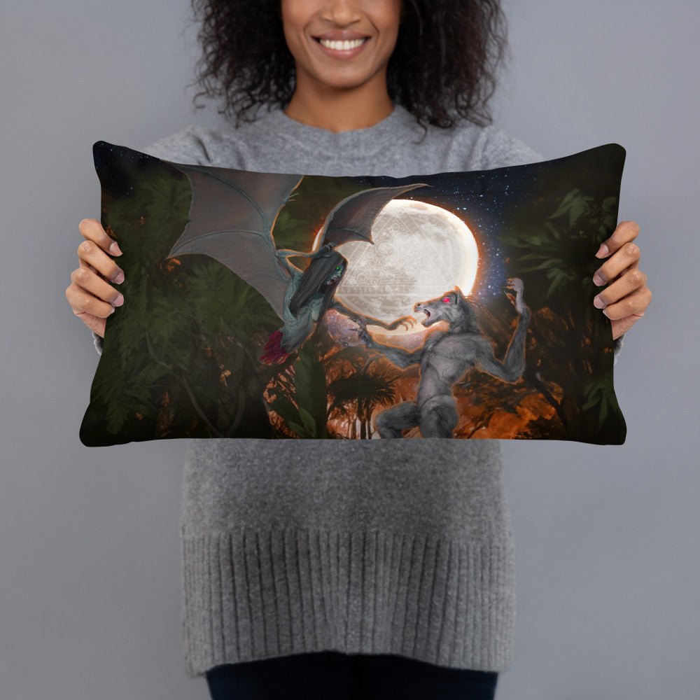 Throw Pillow | The Last Rite : Short Bites | Manananggal vs Tikbalang - Spectral Ink Shop2552556_9513