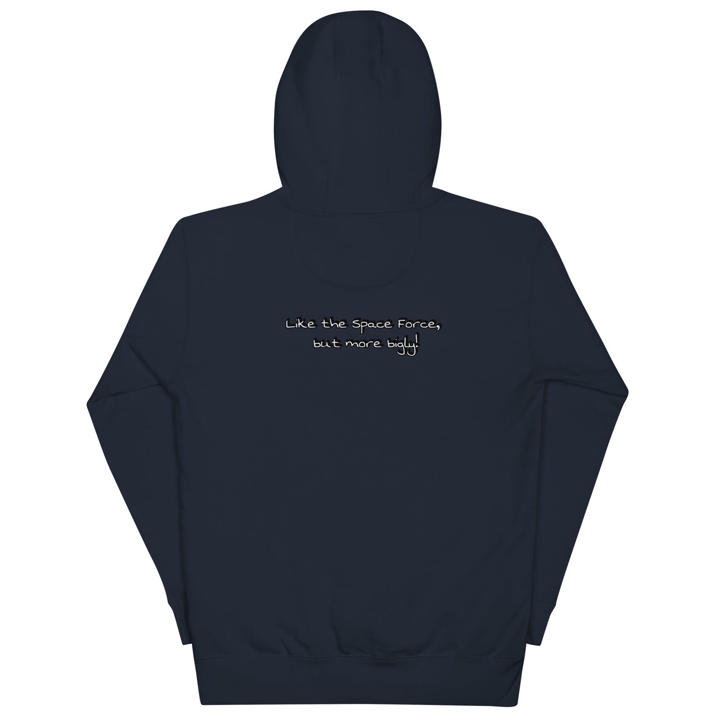 Unisex Graphic Hoodie | Intergalactic Space Force - Spectral Ink Shop - Shirts & Tops -8924675_11491