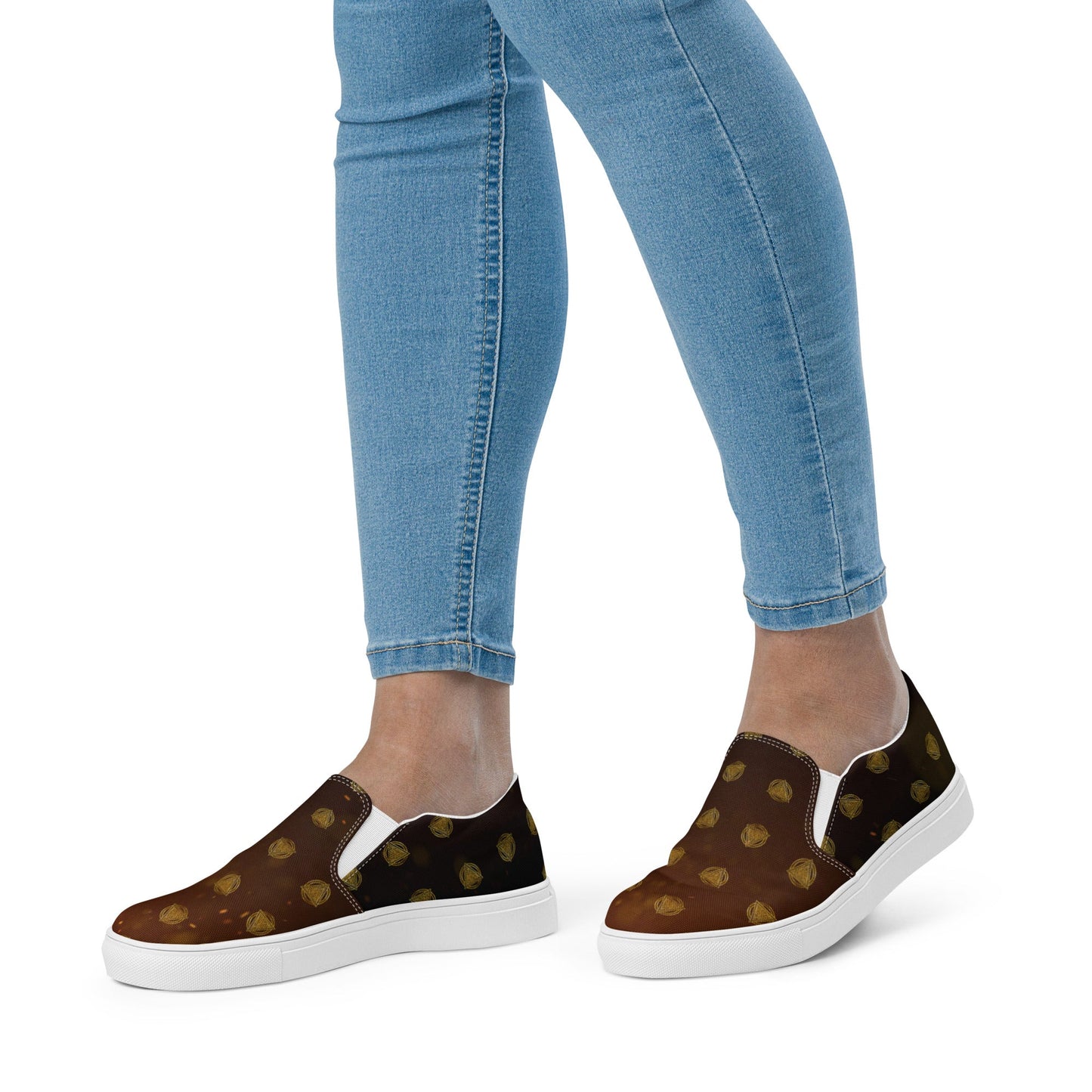 Women’s Slip-on Canvas Shoes | The Last Rite | Logo - Spectral Ink Shop - Shoes -3154590_14721