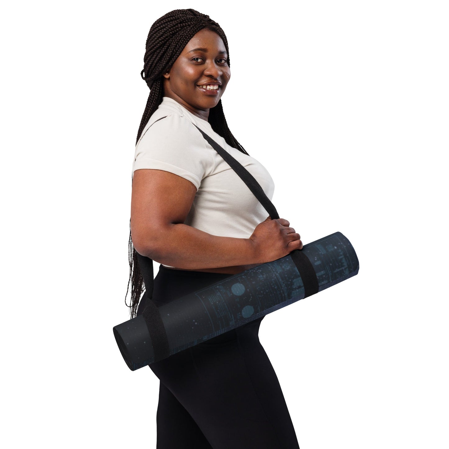 Yoga mat | Intergalactic Space Force | Galaxy Map - Spectral Ink Shop - Yoga Mat -8283302_16714