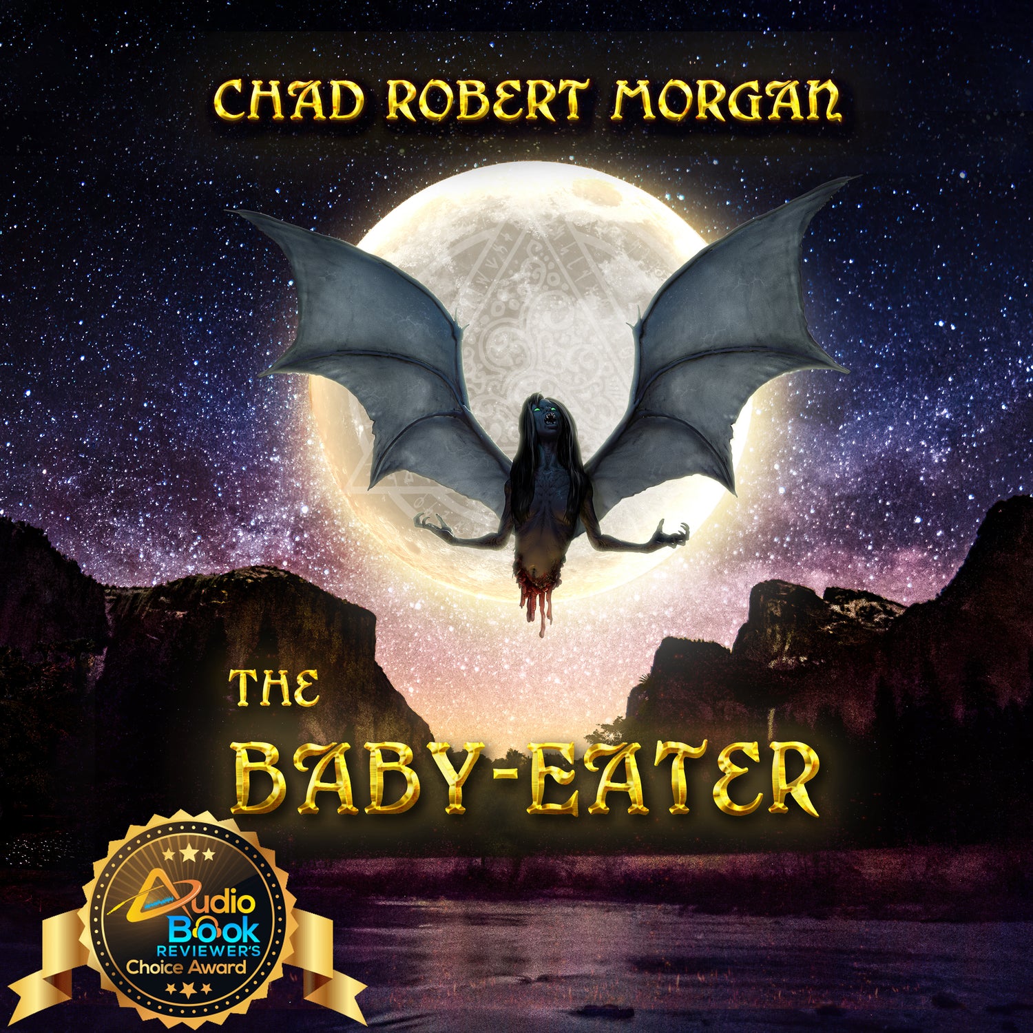 The Baby-Eater, winner of Audiobook Reviewer's Chocie Award. Available in print, audiobook, and ebook