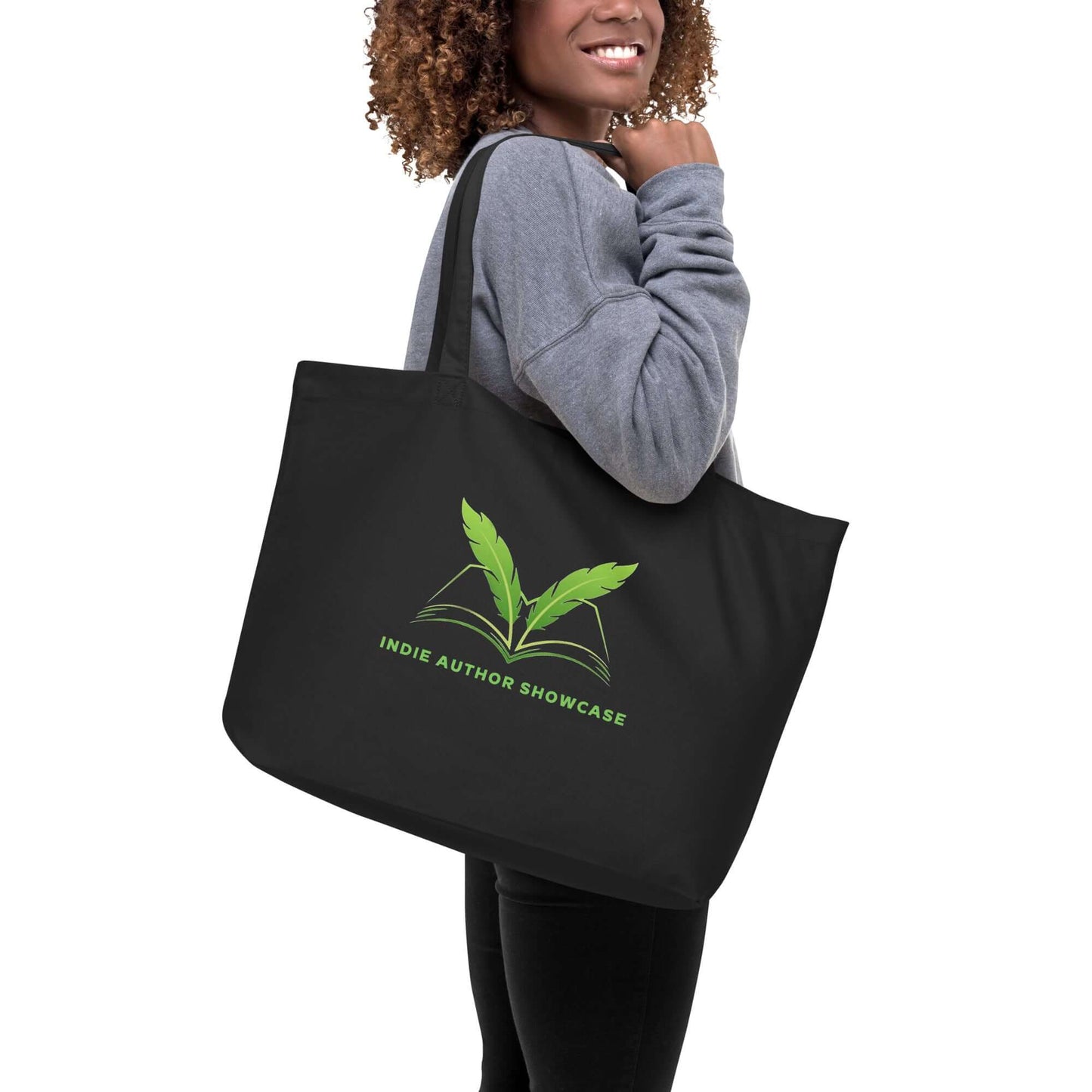 Large Organic Tote Bag | Indie Author Showcase