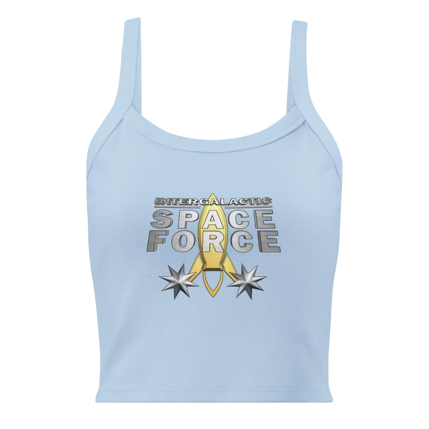 Women’s Micro-Rib Tank Top | Intergalactic Space Force Logo