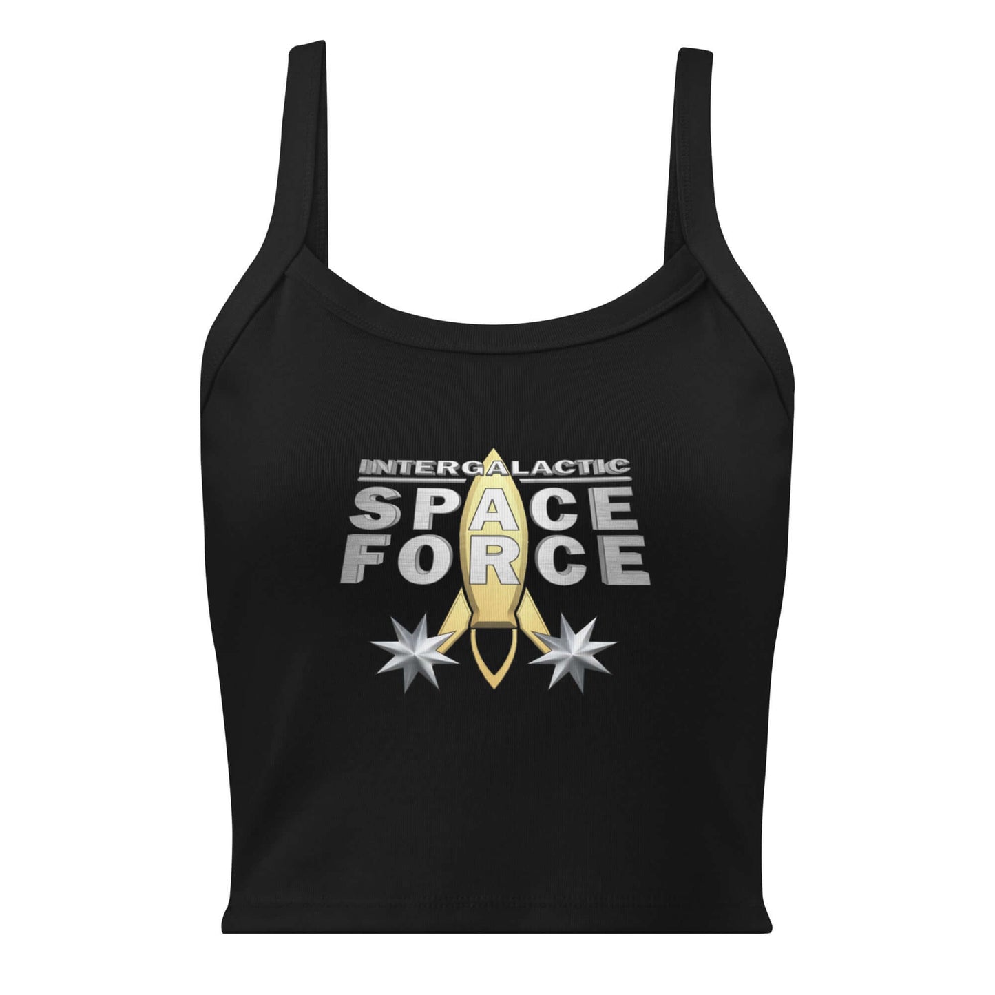 Women’s Micro-Rib Tank Top | Intergalactic Space Force Logo