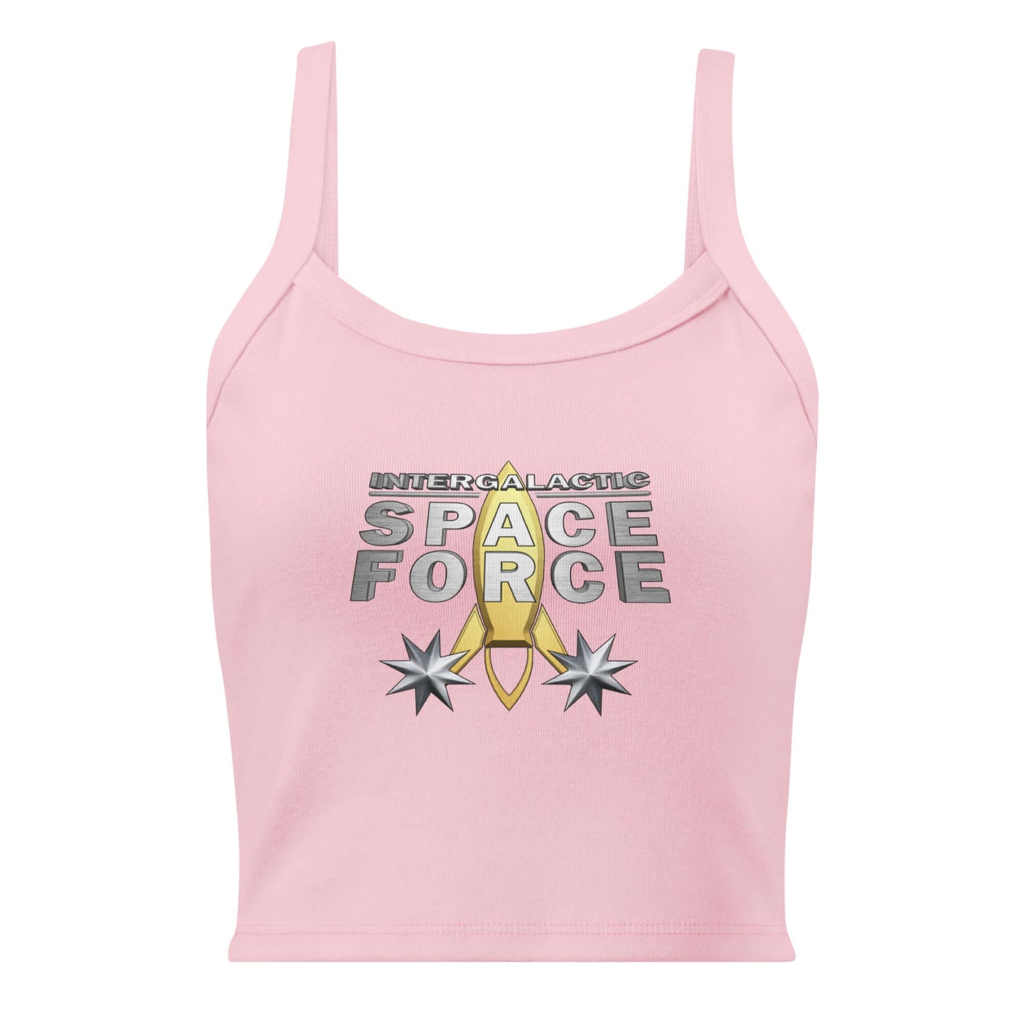 Women’s Micro-Rib Tank Top | Intergalactic Space Force Logo