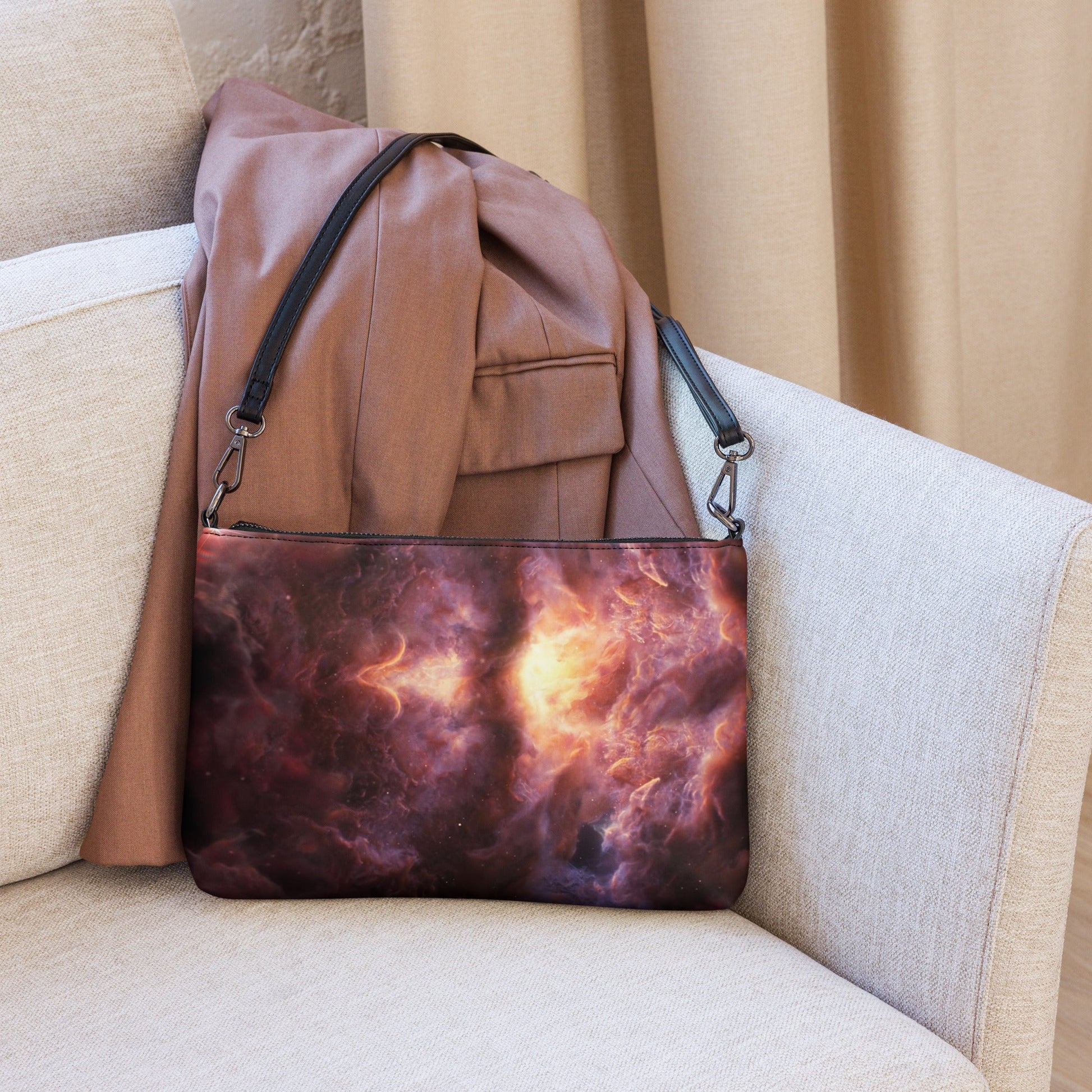 Crossbody bag |Intergalactic Space Force 2 | Nebula - Spectral Ink Shop - Crossbody bag -4068602_16708