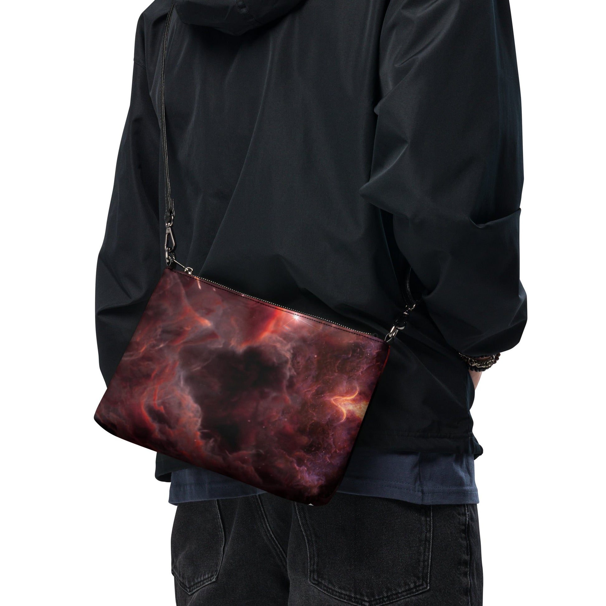 Crossbody bag |Intergalactic Space Force 2 | Nebula - Spectral Ink Shop - Crossbody bag -4068602_16708