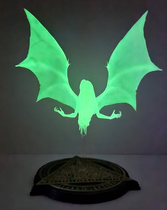 Descend into Darkness with The Baby-Eater: 3D Printed Glow-in-the-Dark Manananggal - Spectral Ink Shop - Figurine -