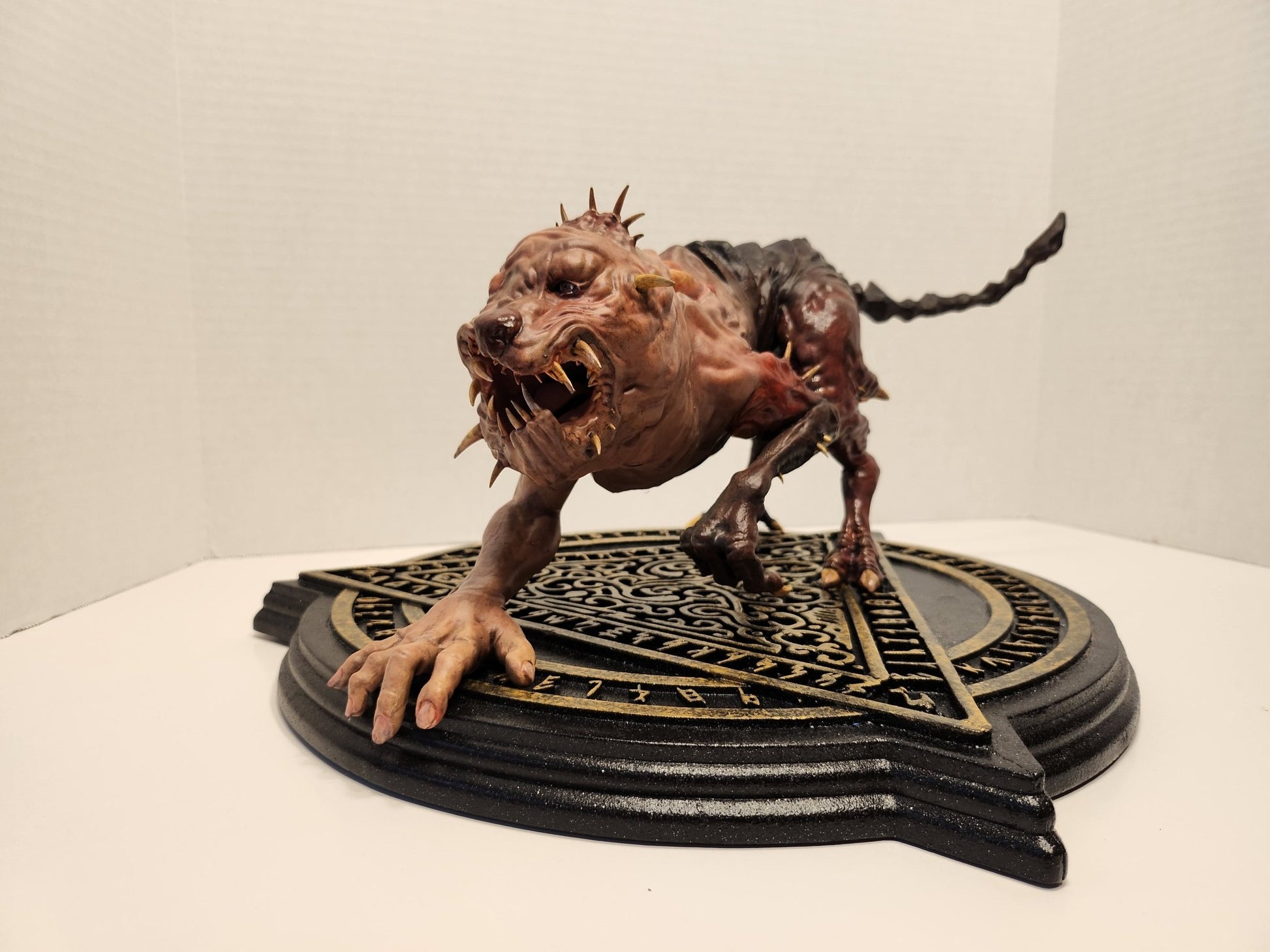 3d printed monsters Dog-Monster Fully Painted 3D Print
