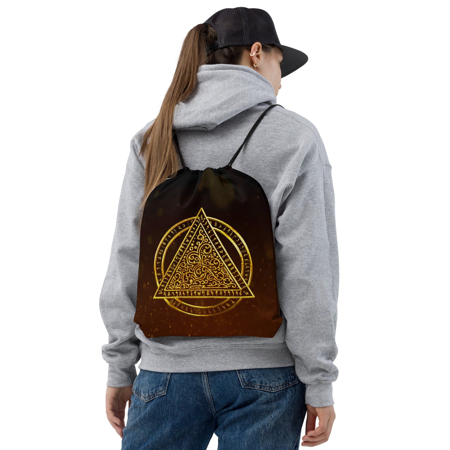 Drawstring Bag | The Last Rite | Logo - Spectral Ink Shop - Luggage & Bags -4408619_8894