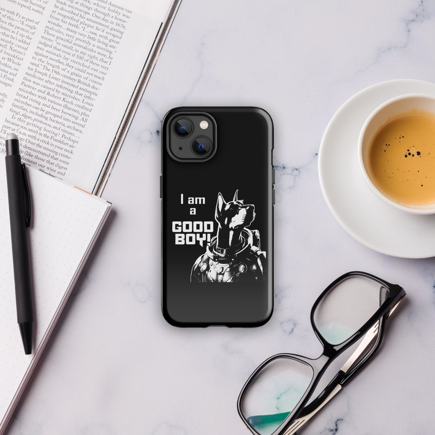 I Am a Good Boy Tough Case (Dark) for iPhone® - Protect Your Phone in Style! - Spectral Ink Shop - Mobile Phone Cases -5505253_15388