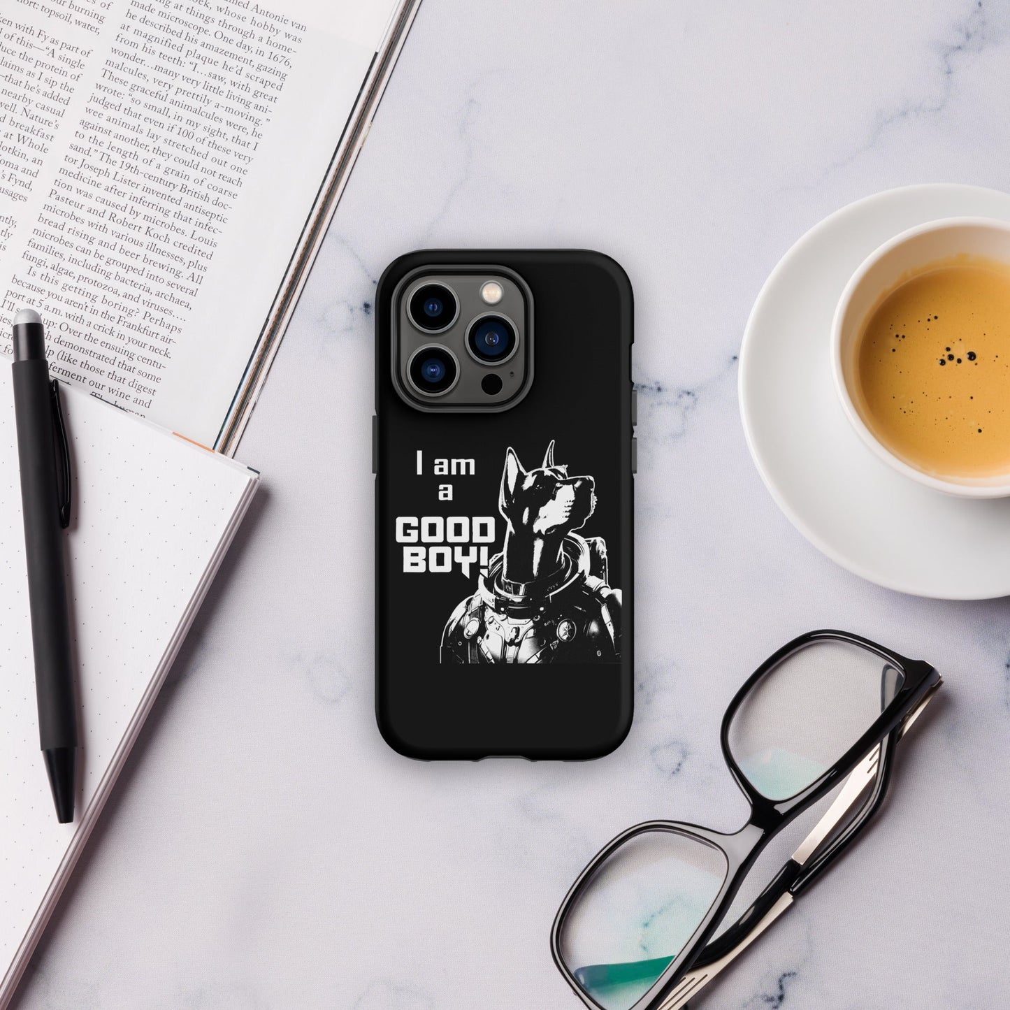 I Am a Good Boy Tough Case (Dark) for iPhone® - Protect Your Phone in Style! - Spectral Ink Shop - Mobile Phone Cases -5505253_16127