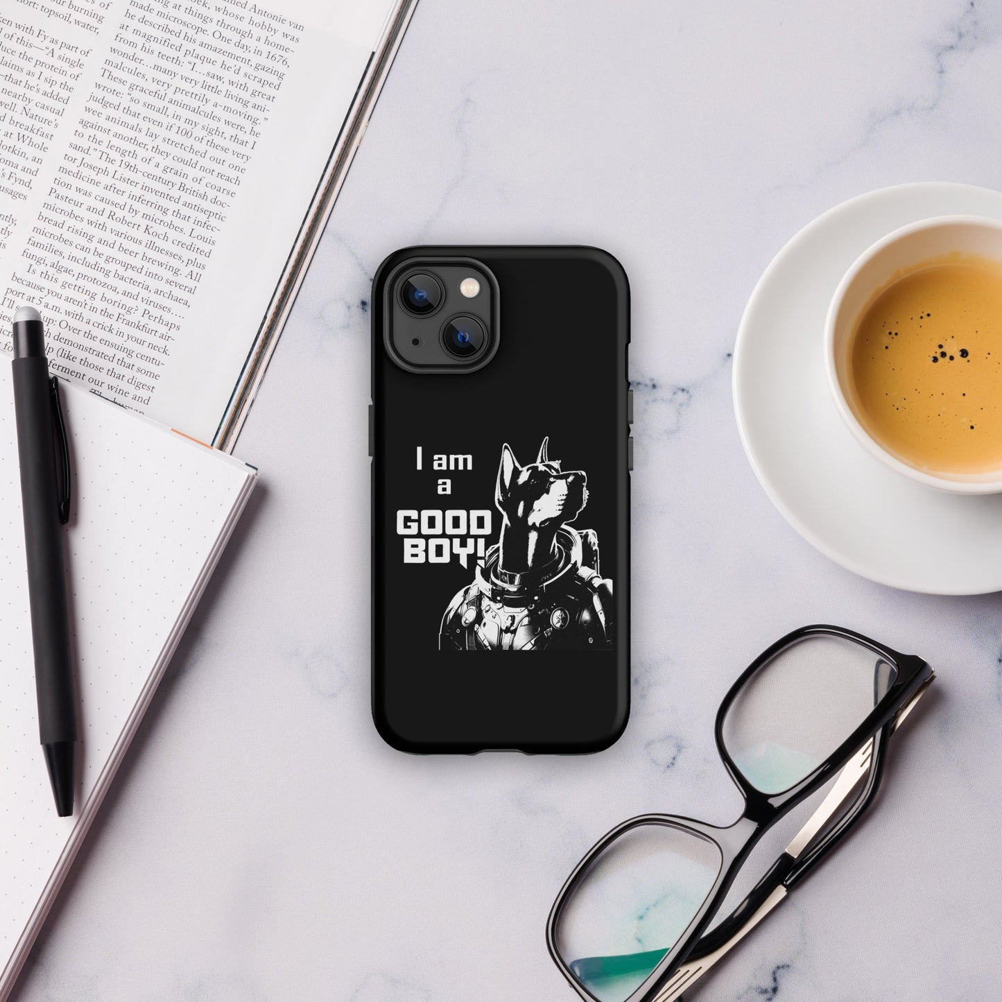 I Am a Good Boy Tough Case (Dark) for iPhone® - Protect Your Phone in Style! - Spectral Ink Shop - Mobile Phone Cases -5505253_15399