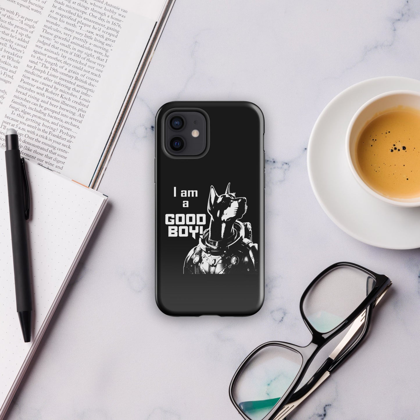 I Am a Good Boy Tough Case (Dark) for iPhone® - Protect Your Phone in Style! - Spectral Ink Shop - Mobile Phone Cases -5505253_15384