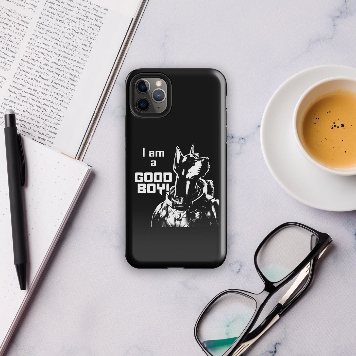 I Am a Good Boy Tough Case (Dark) for iPhone® - Protect Your Phone in Style! - Spectral Ink Shop - Mobile Phone Cases -5505253_15383
