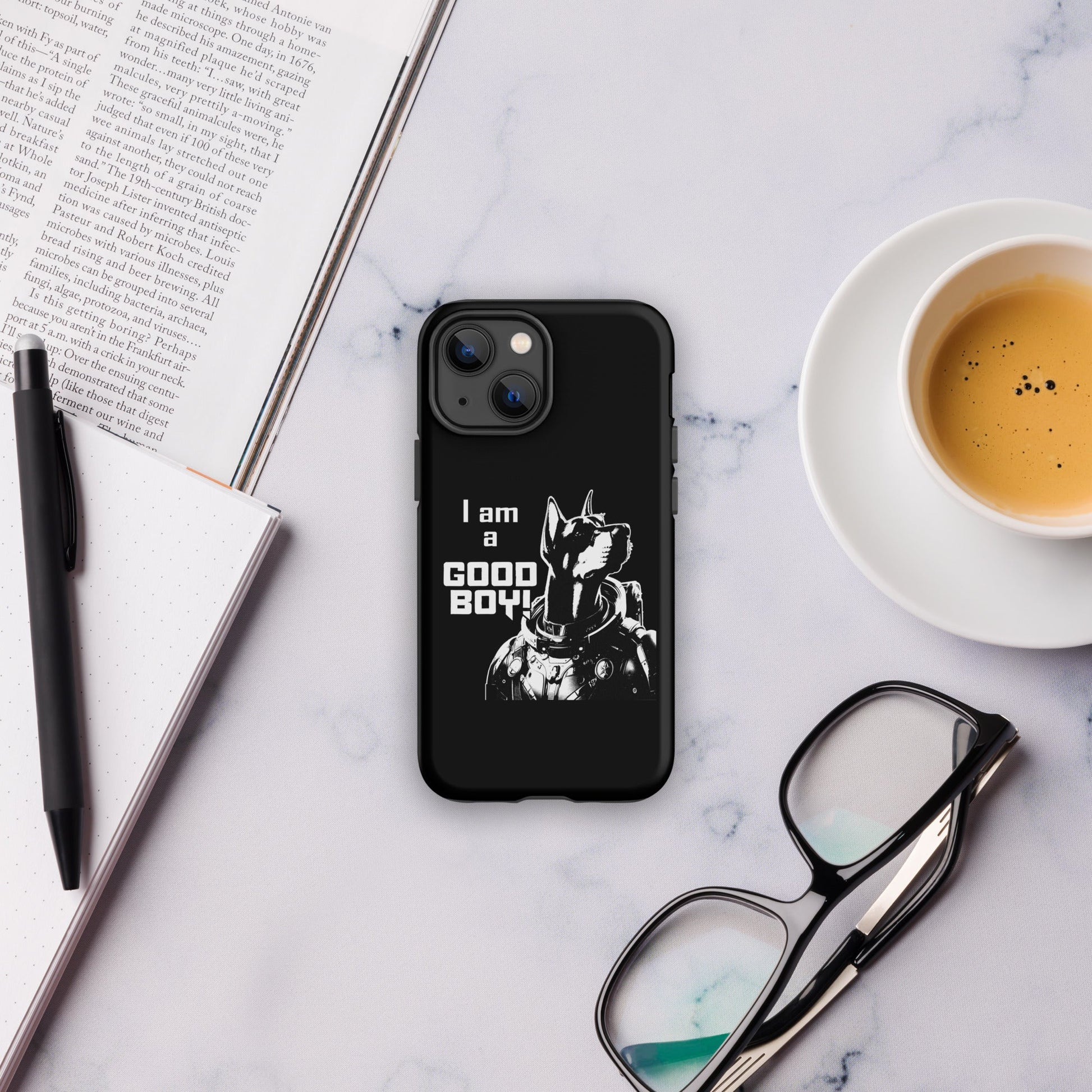I Am a Good Boy Tough Case (Dark) for iPhone® - Protect Your Phone in Style! - Spectral Ink Shop - Mobile Phone Cases -5505253_15400