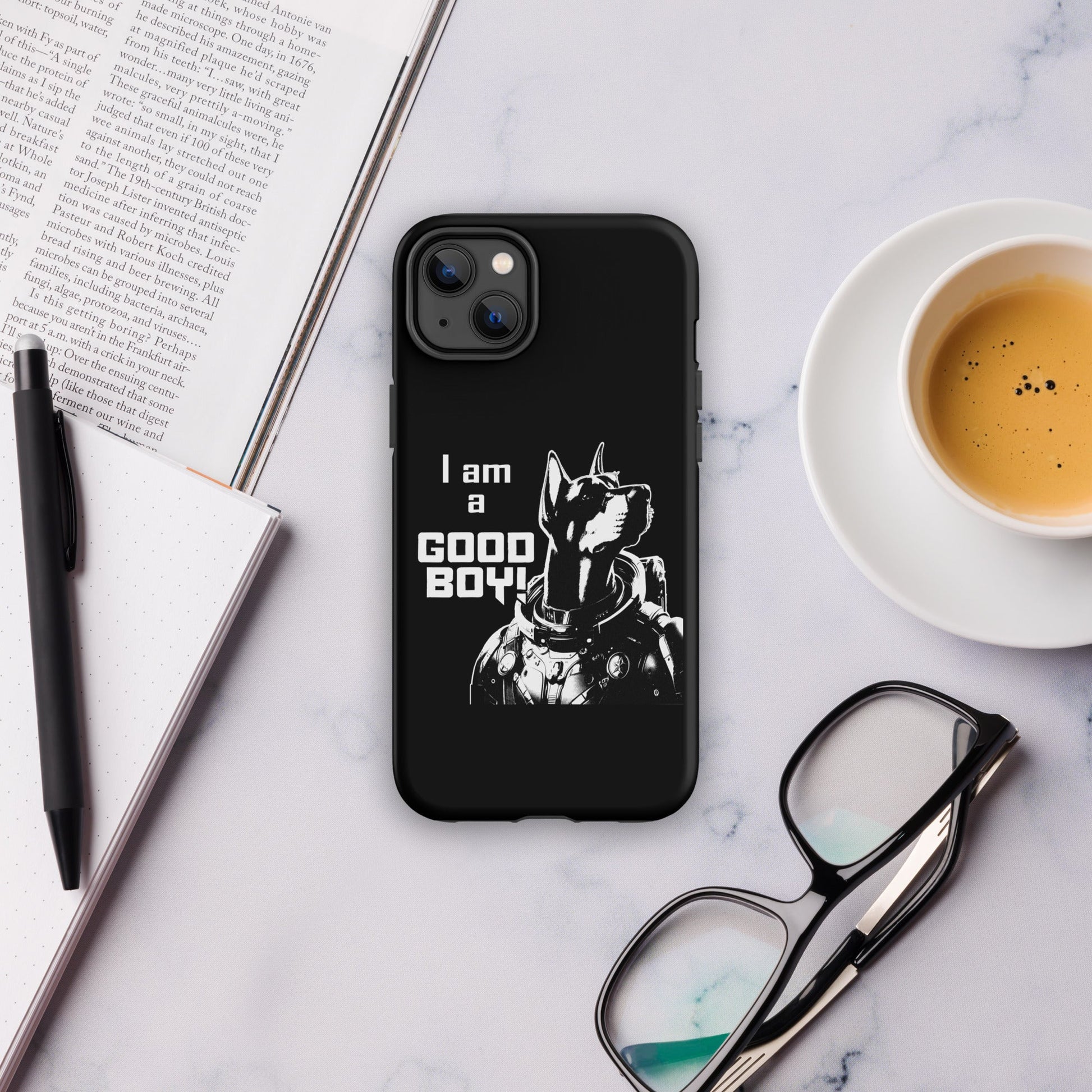 I Am a Good Boy Tough Case (Dark) for iPhone® - Protect Your Phone in Style! - Spectral Ink Shop - Mobile Phone Cases -5505253_16129