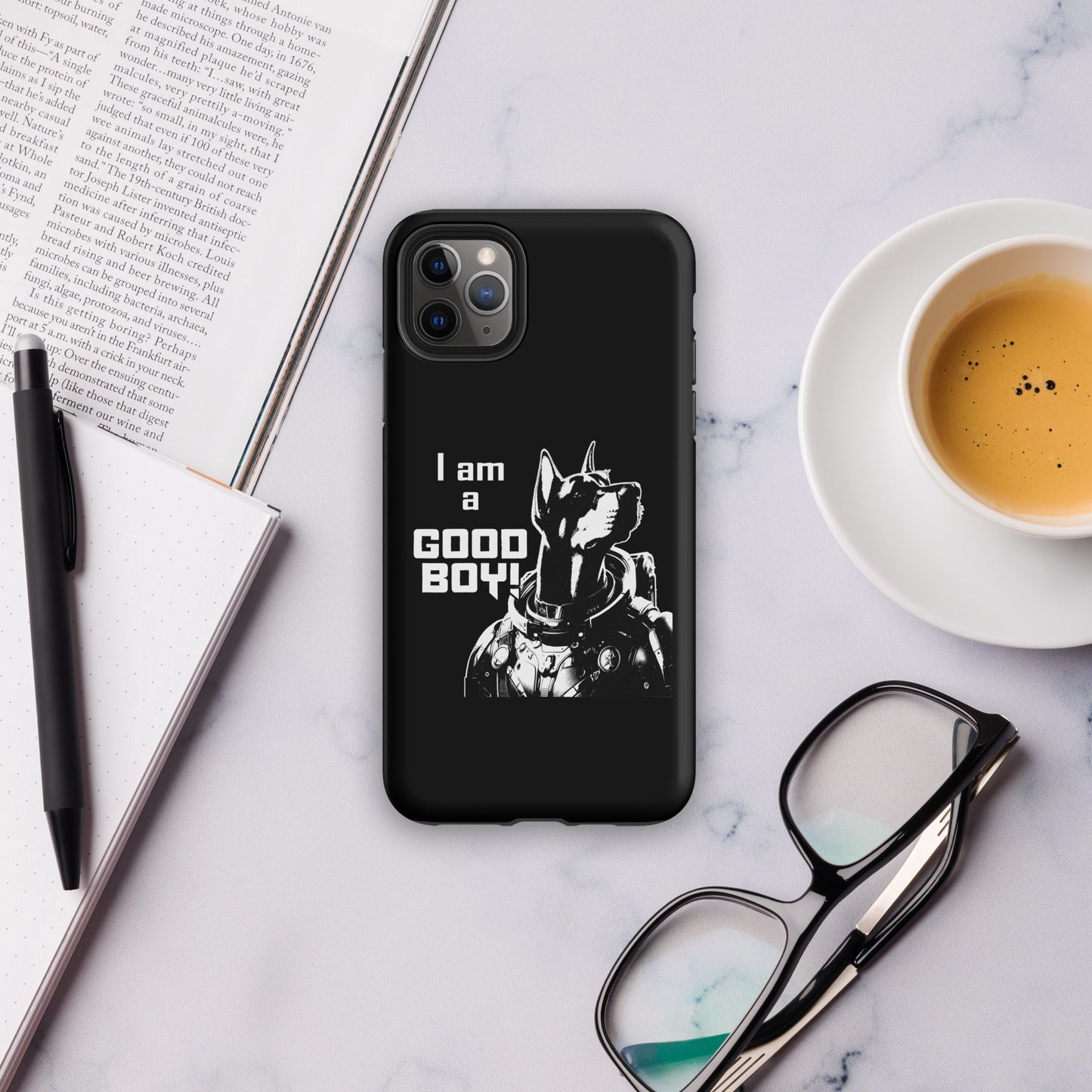 I Am a Good Boy Tough Case (Dark) for iPhone® - Protect Your Phone in Style! - Spectral Ink Shop - Mobile Phone Cases -5505253_15394