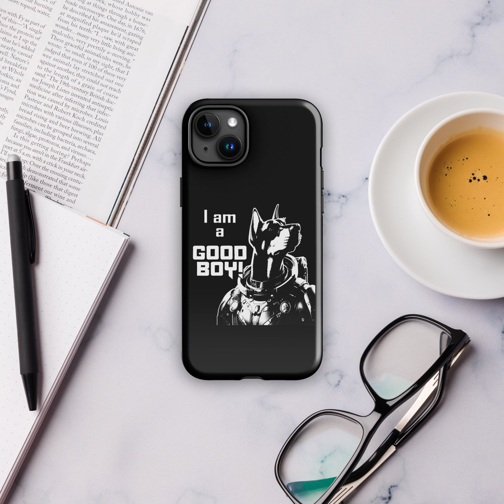 I Am a Good Boy Tough Case (Dark) for iPhone® - Protect Your Phone in Style! - Spectral Ink Shop - Mobile Phone Cases -5505253_17716