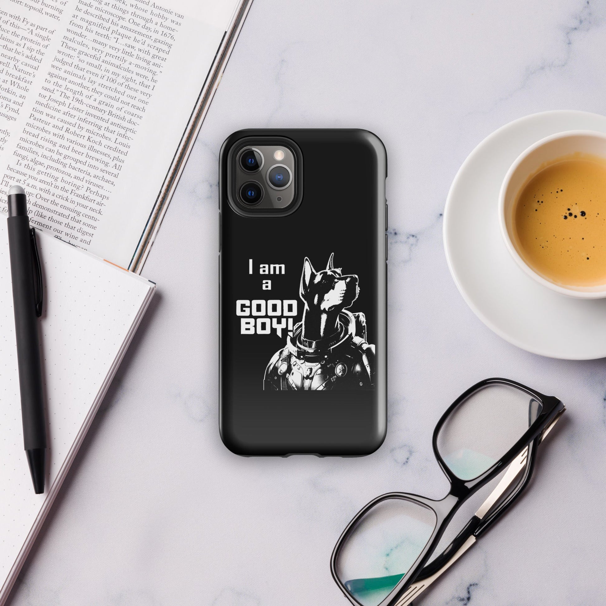 I Am a Good Boy Tough Case (Dark) for iPhone® - Protect Your Phone in Style! - Spectral Ink Shop - Mobile Phone Cases -5505253_15382