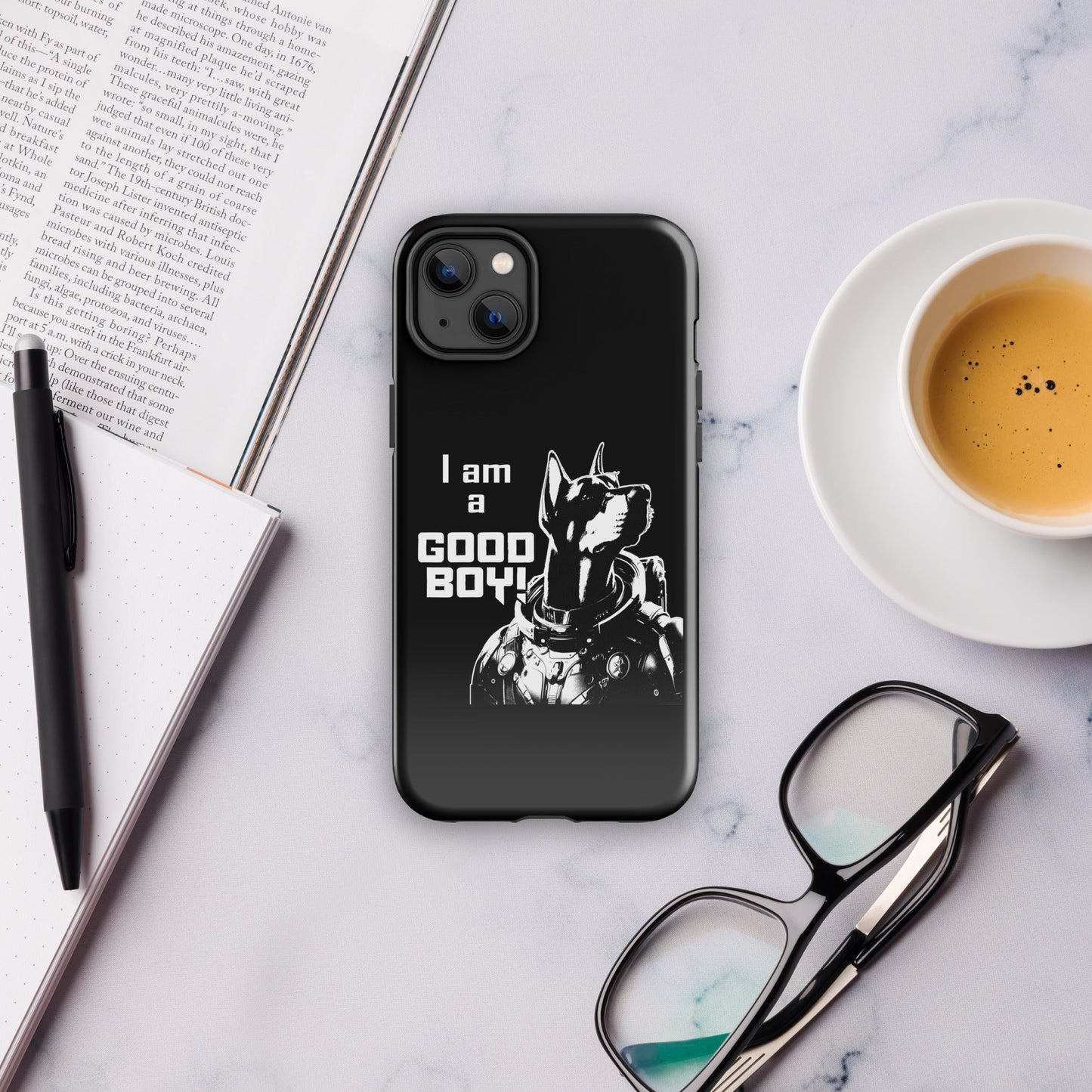 I Am a Good Boy Tough Case (Dark) for iPhone® - Protect Your Phone in Style! - Spectral Ink Shop - Mobile Phone Cases -5505253_16128